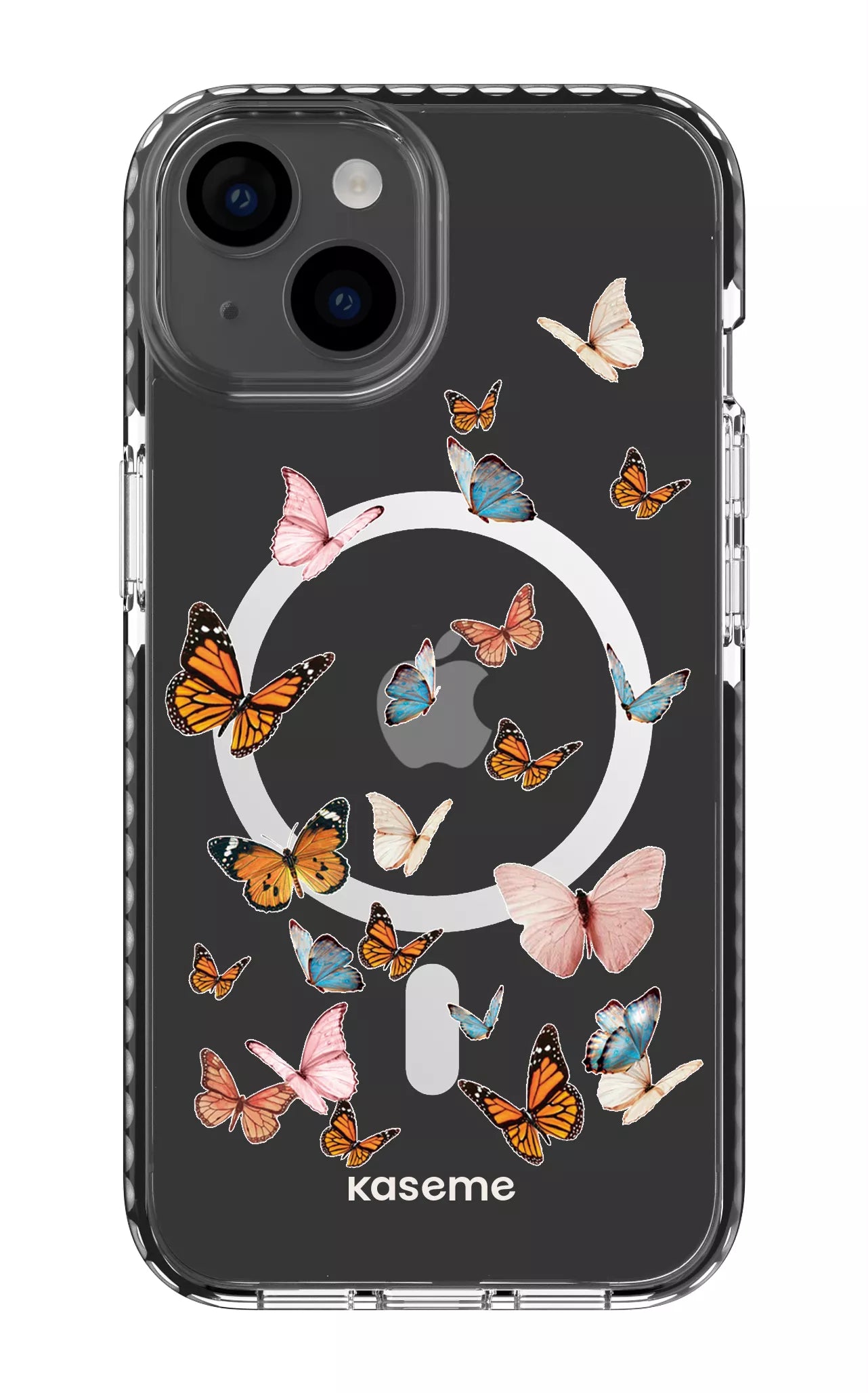 iPhone 14 Clear Case Magsafe - Black Soarin Clear Case -