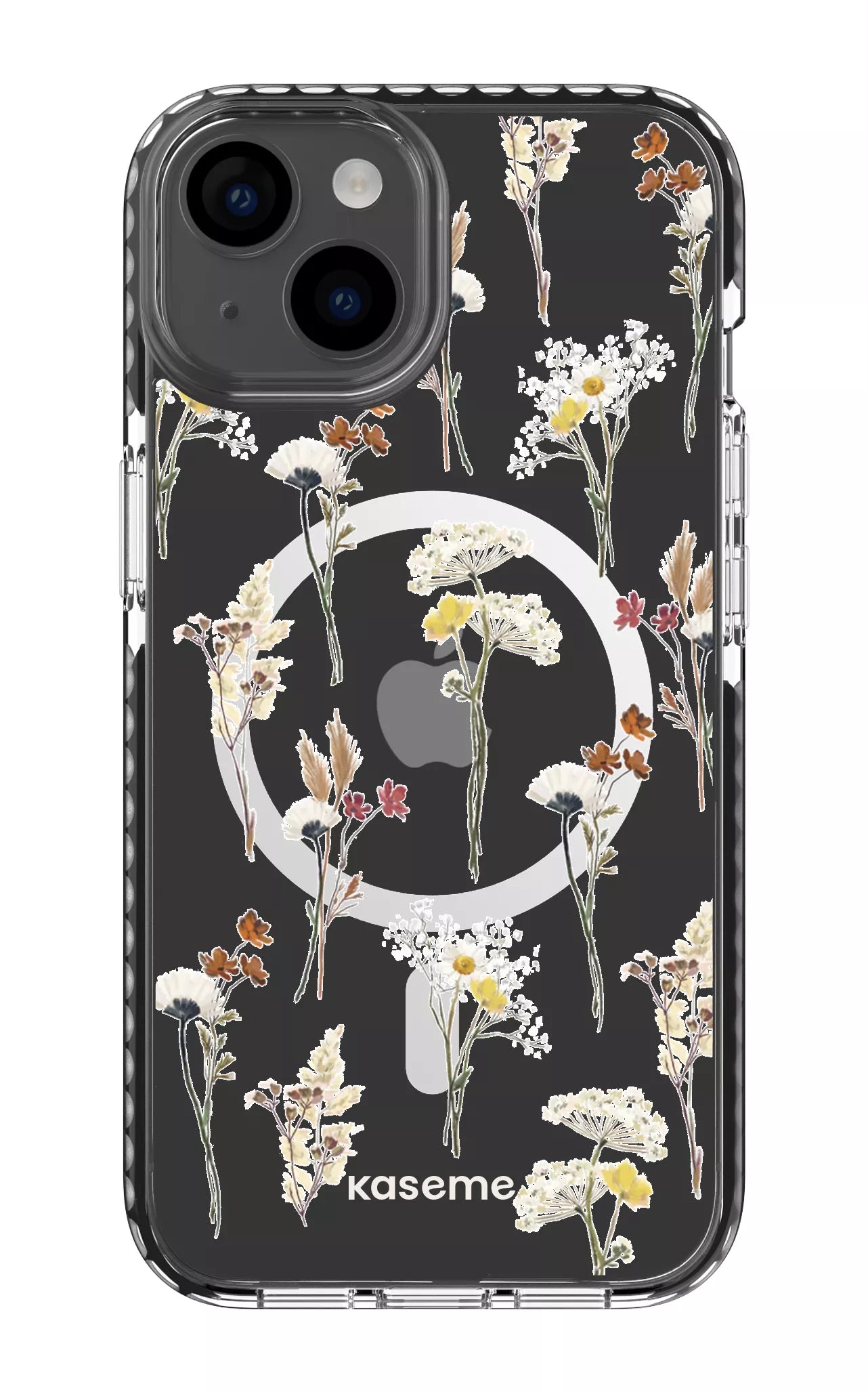 iPhone 14 Clear Case Magsafe - Black Wilderness Clear Case -