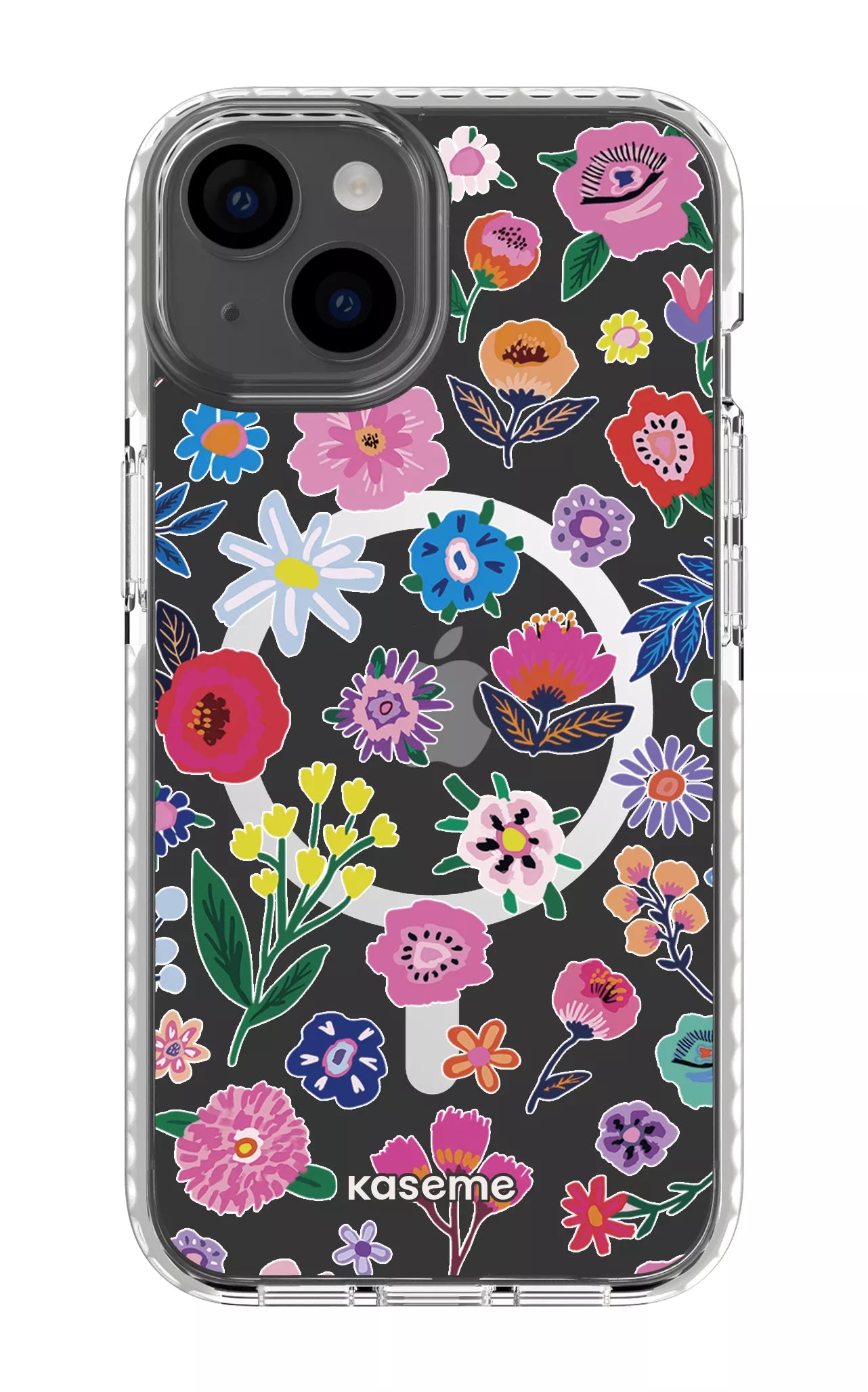 iPhone 14 Clear Case Magsafe - White Aura Clear Case -