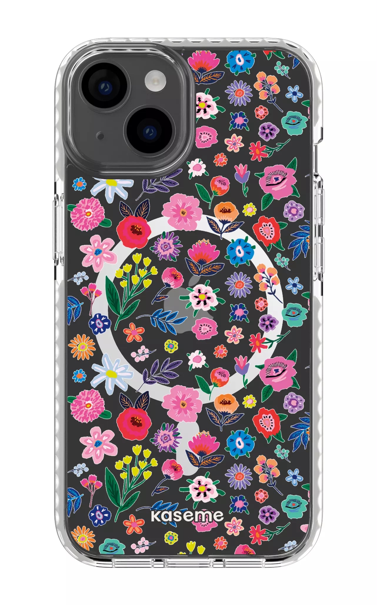 iPhone 14 Clear Case Magsafe - White Hallucinate Clear Case -