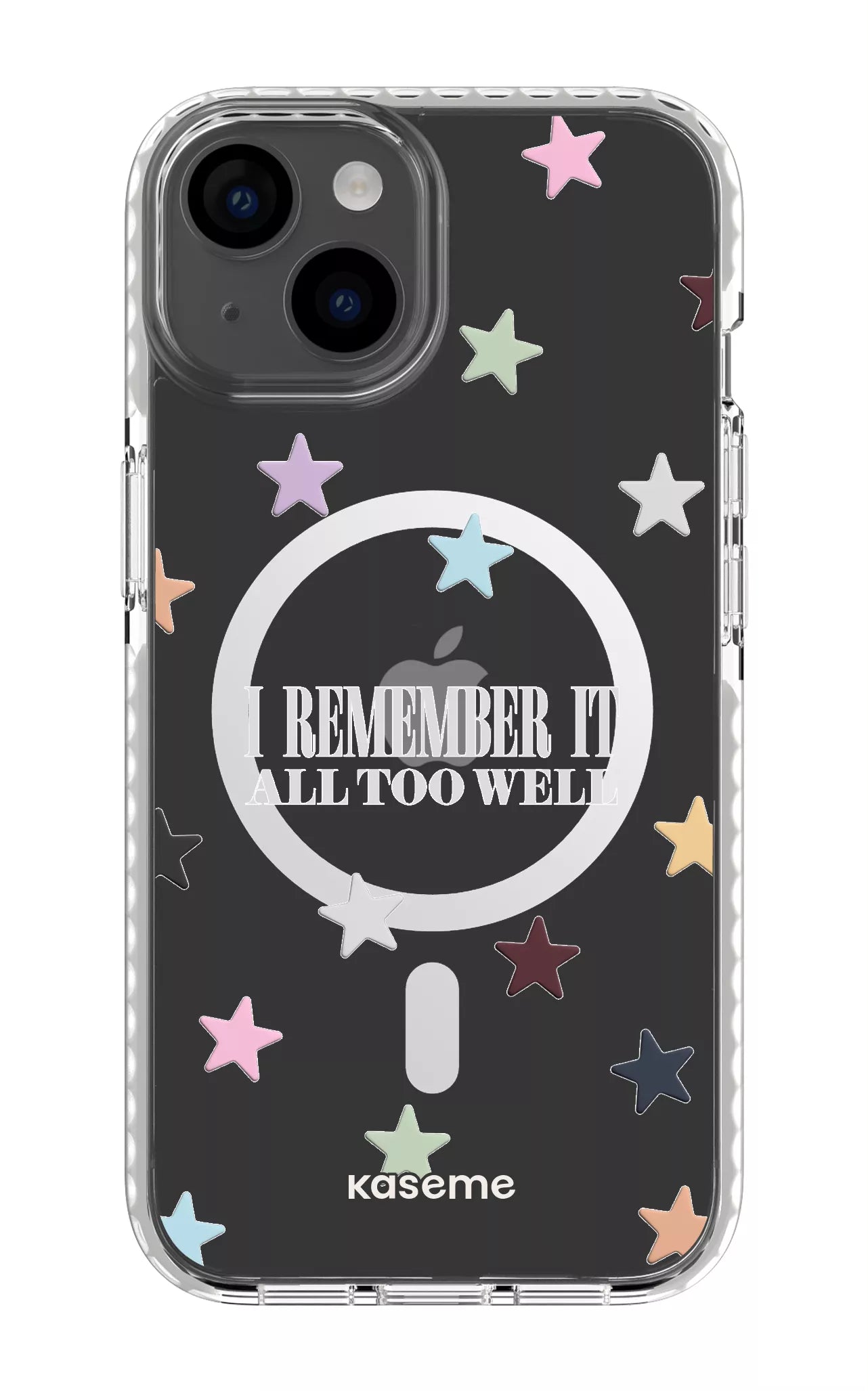 iPhone 14 Clear Case Magsafe - White It Was Rare Clear Case -