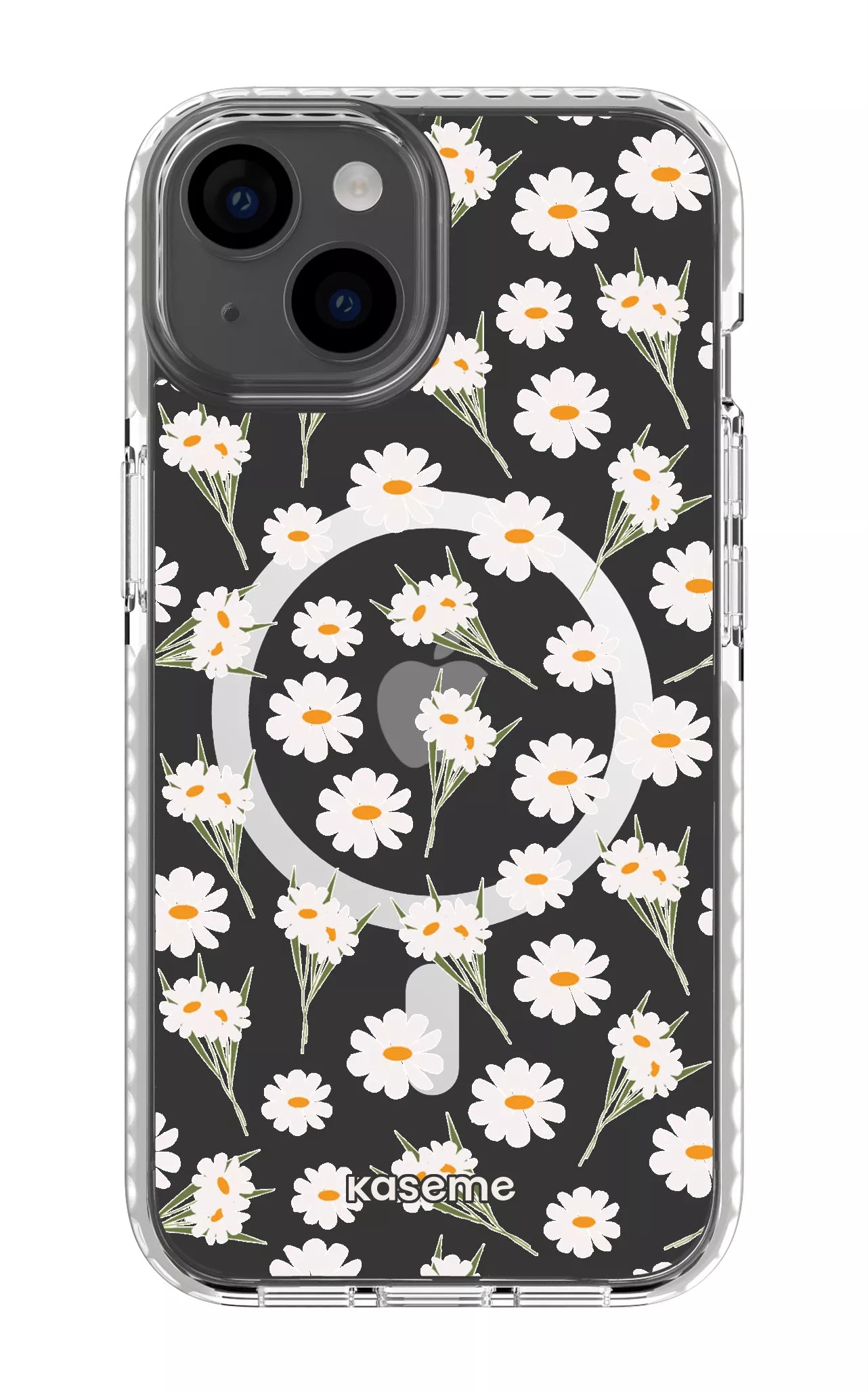 iPhone 14 Clear Case Magsafe - White Jane Clear Case -