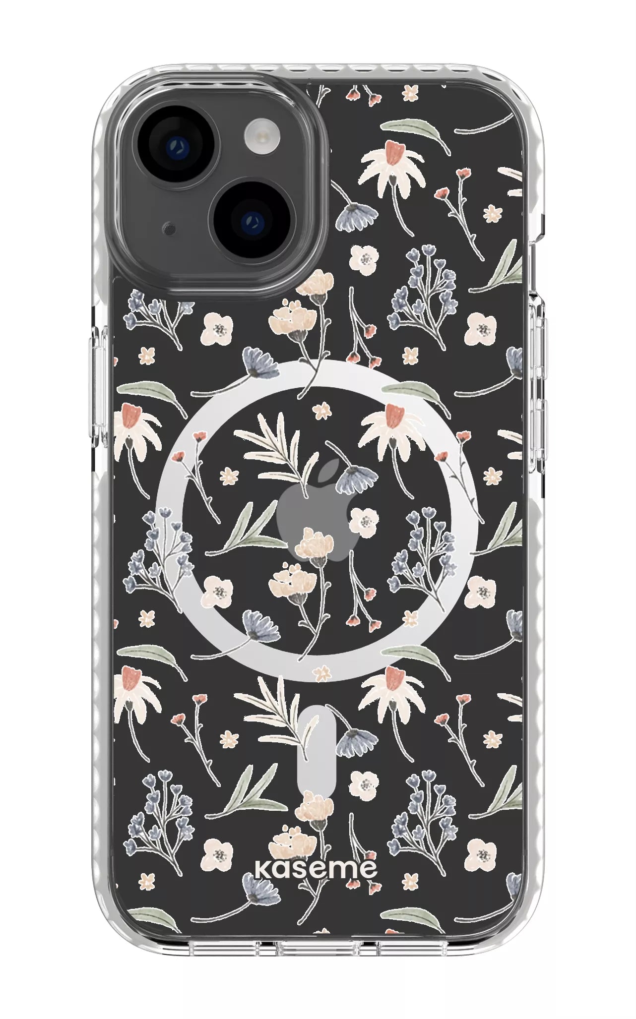 iPhone 14 Clear Case Magsafe - White Mia Clear Case -