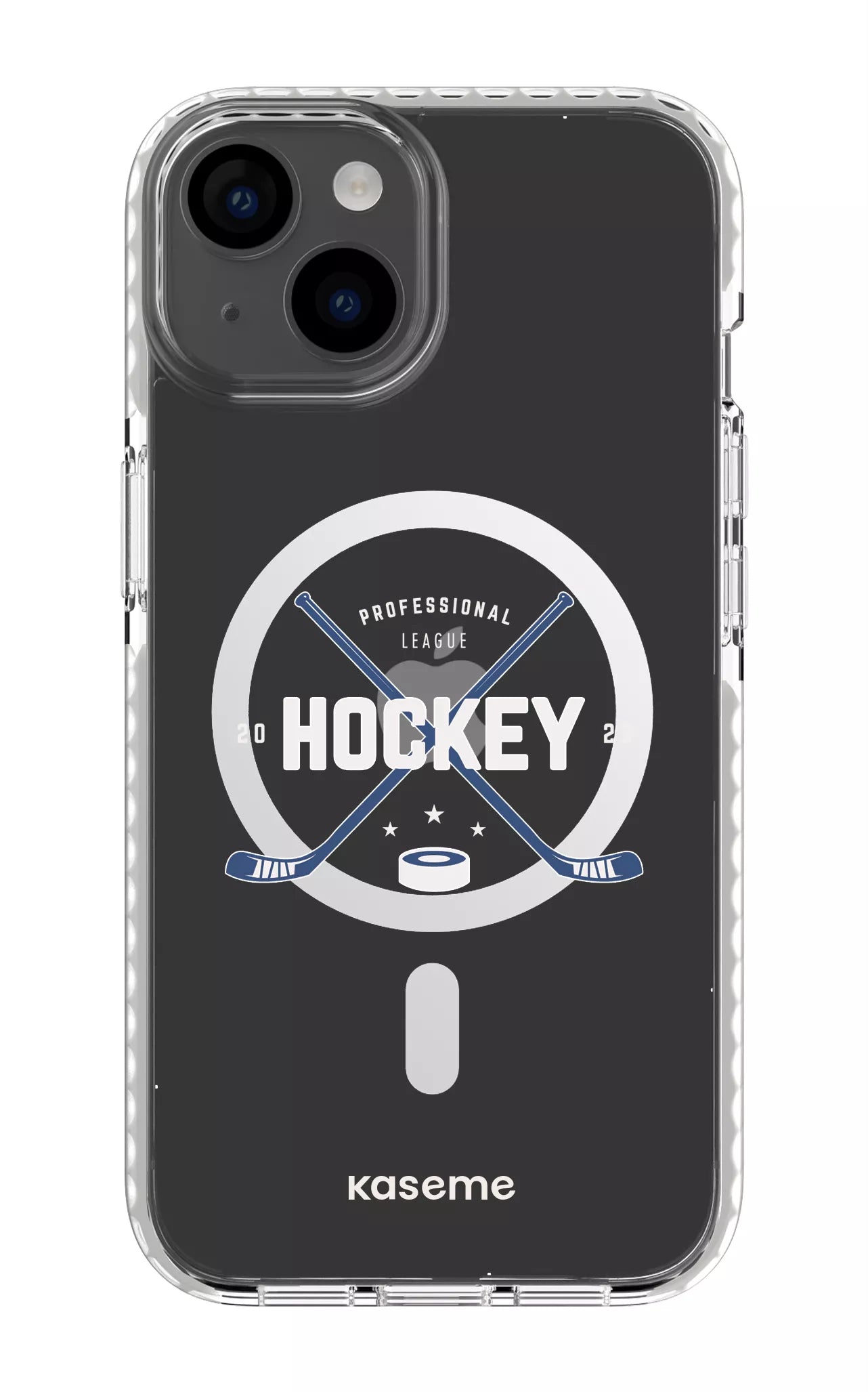 iPhone 14 Clear Case Magsafe - White Playoffs Clear Case -