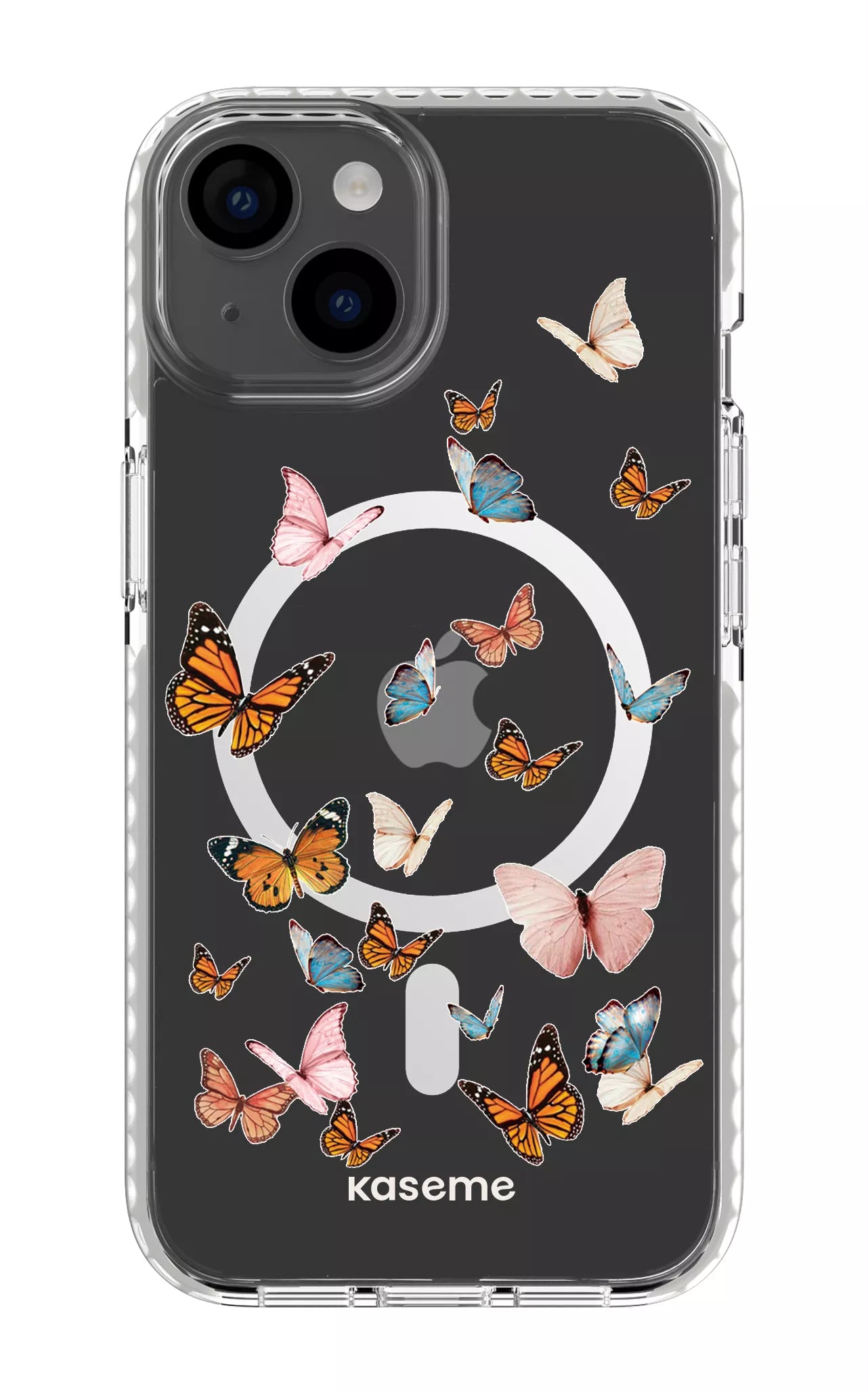 iPhone 14 Clear Case Magsafe - White Soarin Clear Case -