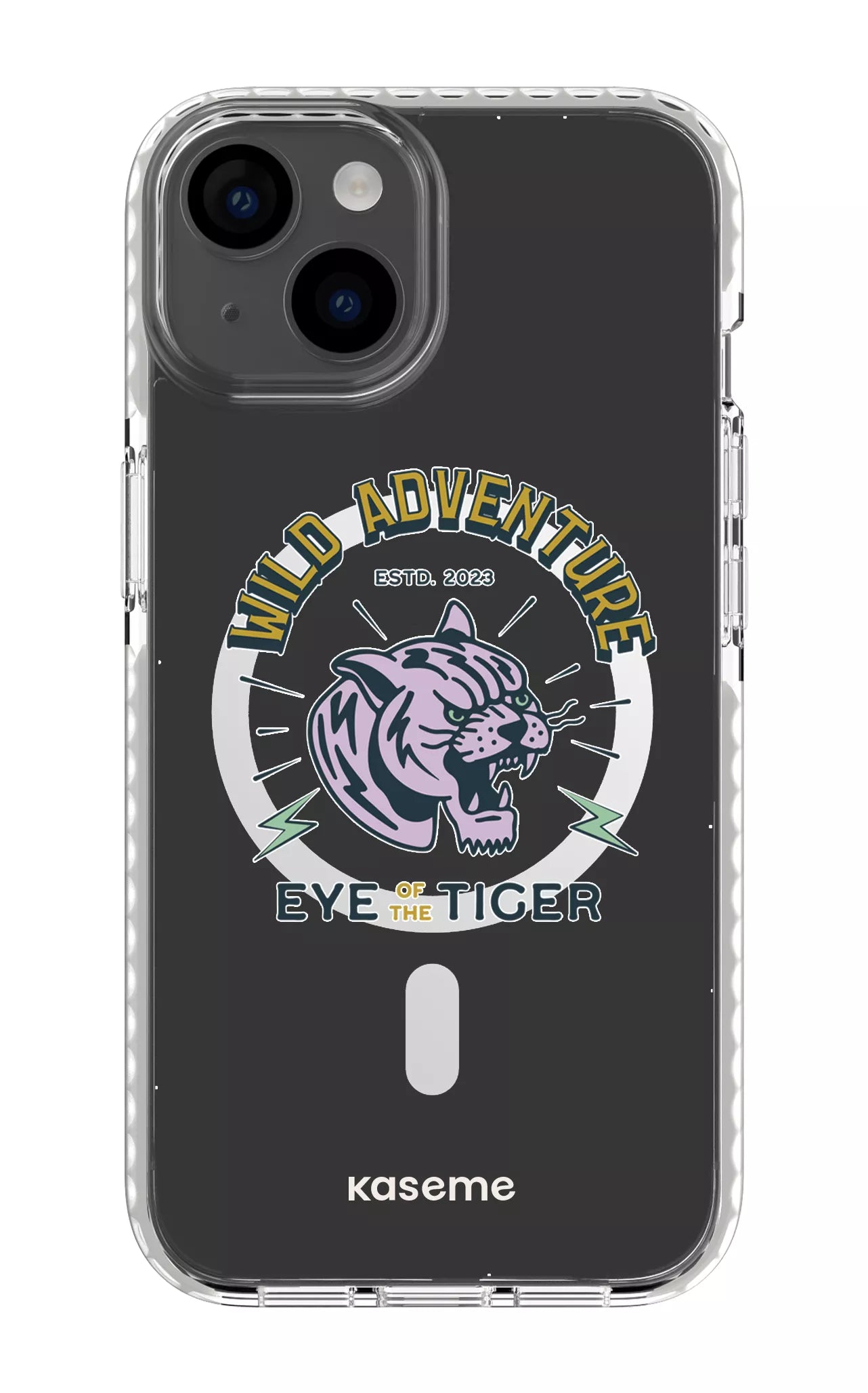 iPhone 14 Clear Case Magsafe - White Wildcats Clear Case -