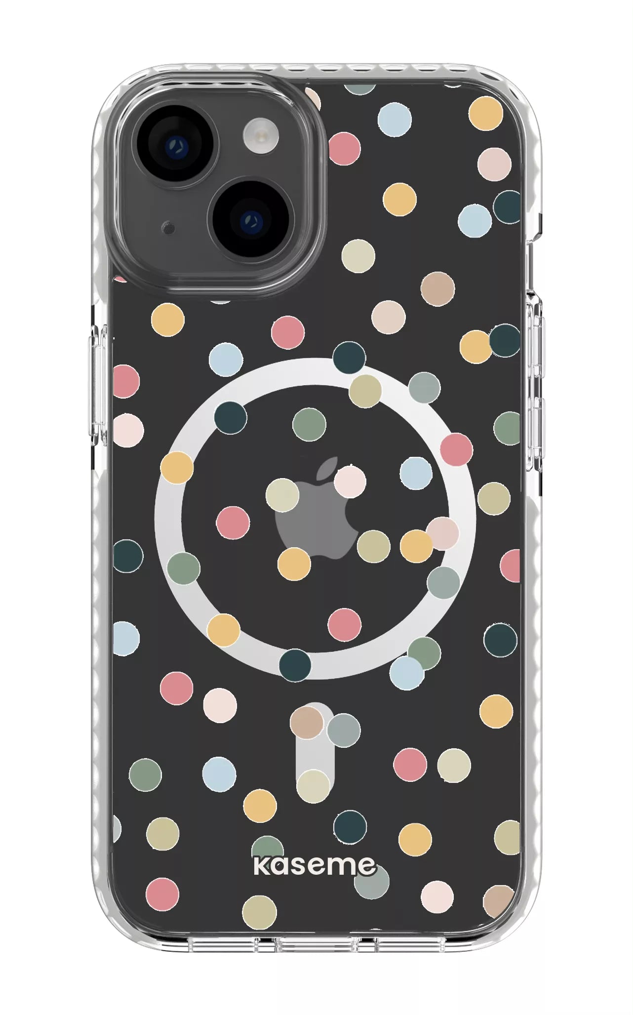 iPhone 14 Clear Case Magsafe - White Willow Clear Case -