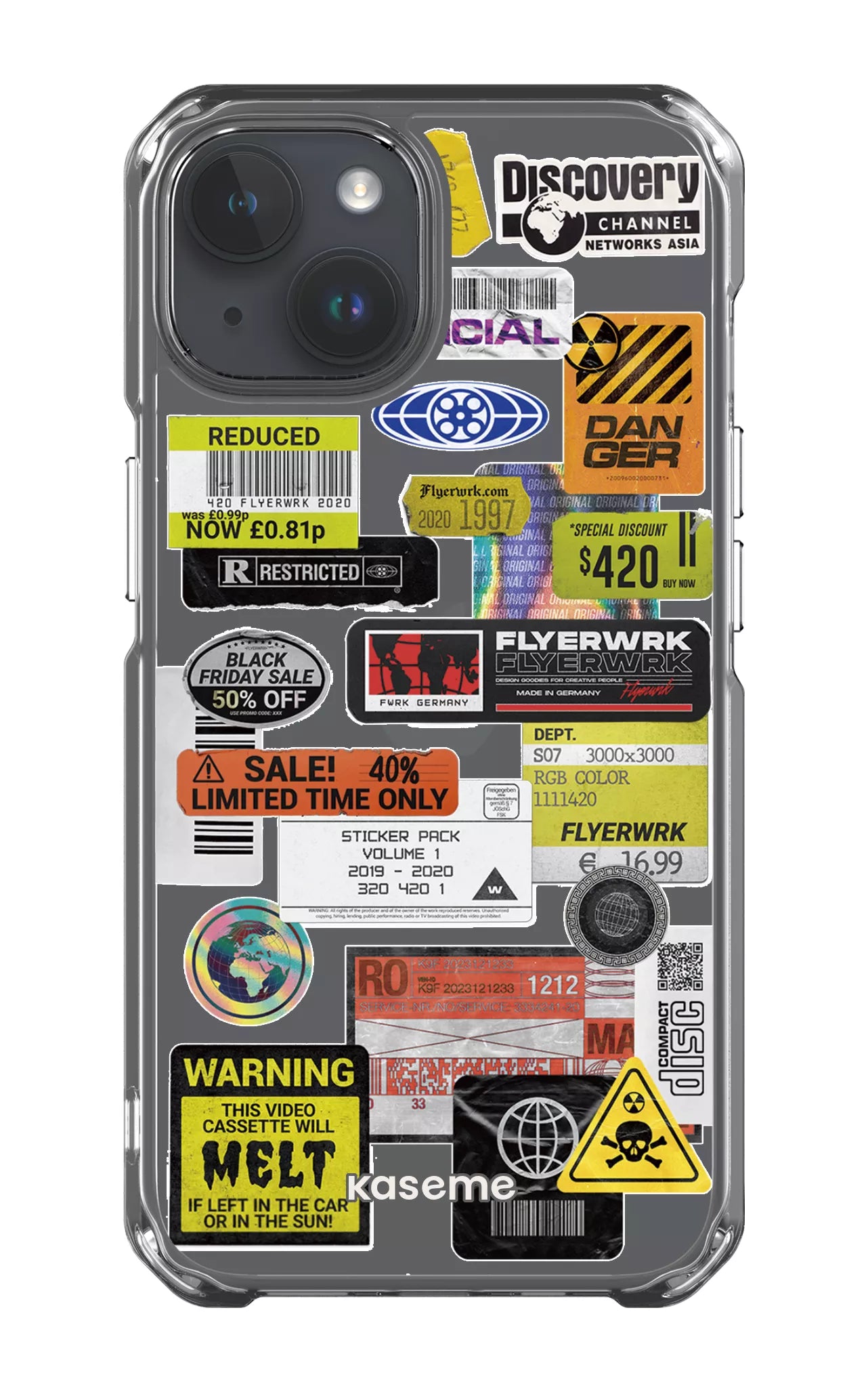 iPhone 14 Clear Case Melt Clear Case -