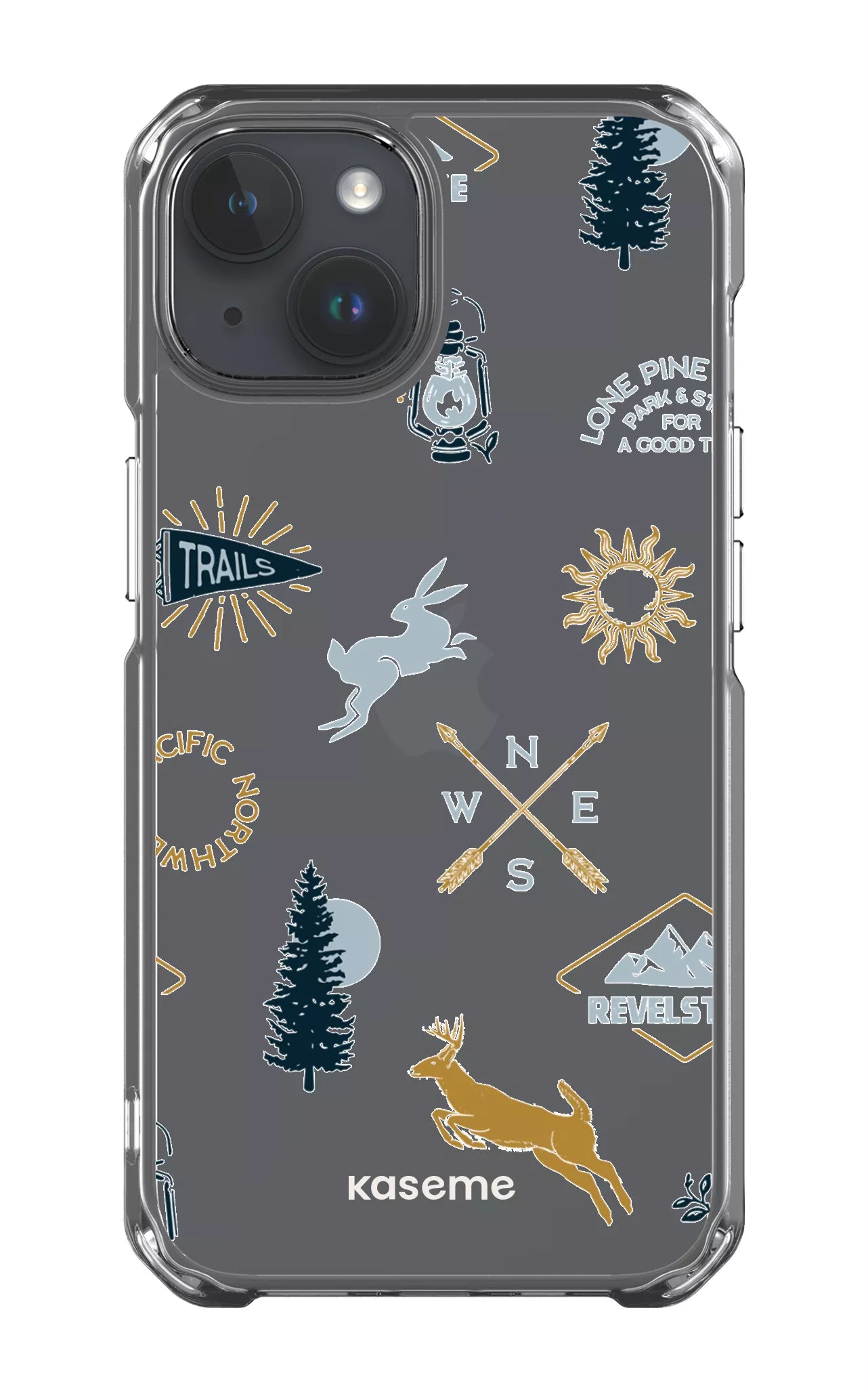 iPhone 14 Clear Case Revelstoke white Clear Case -