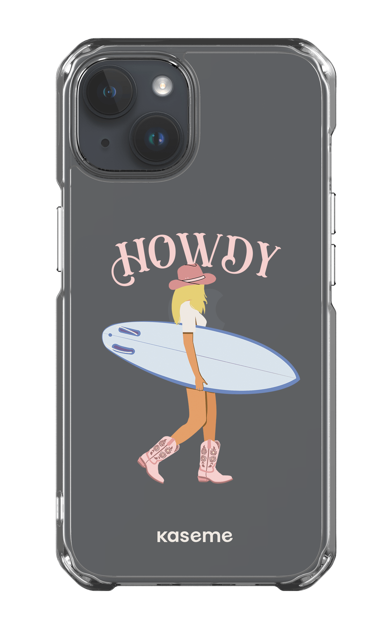 iPhone 14 Clear Case Westsea Pink Clear Case -