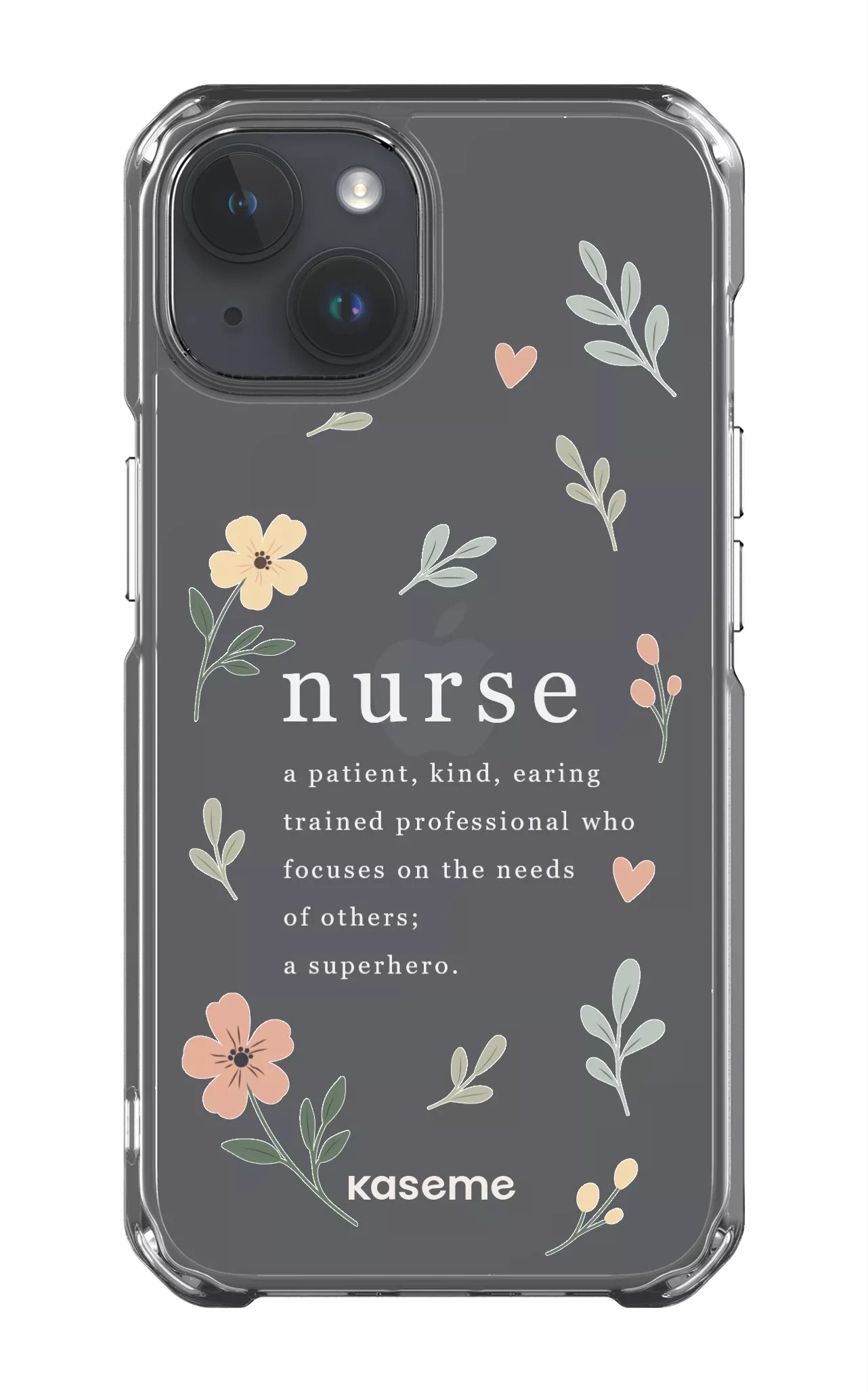 iPhone 14 Clear Case With Heart Clear Case -