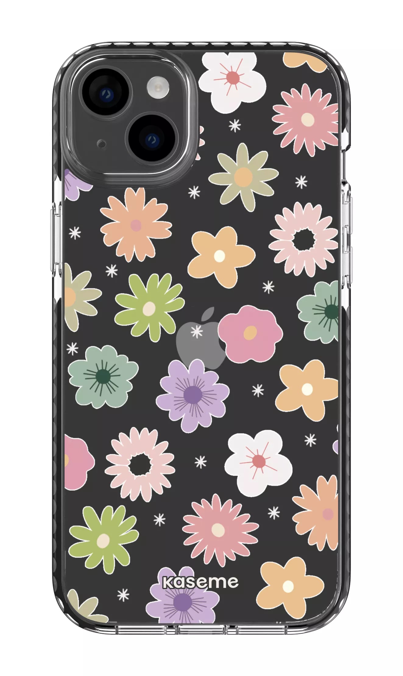 iPhone 14 Plus Clear Case Black Adore small Clear Case -