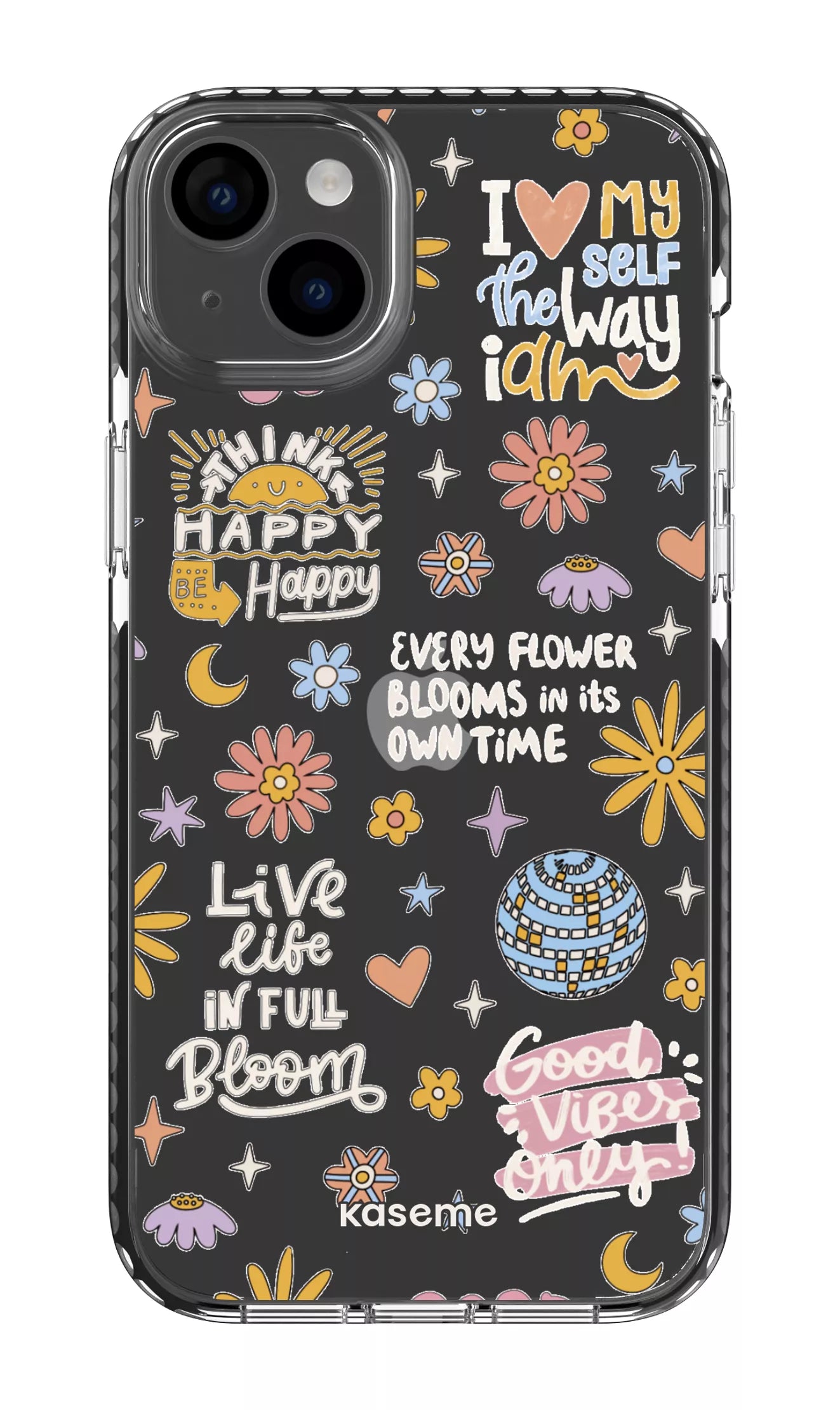 iPhone 14 Plus Clear Case Black Candid Clear Case -