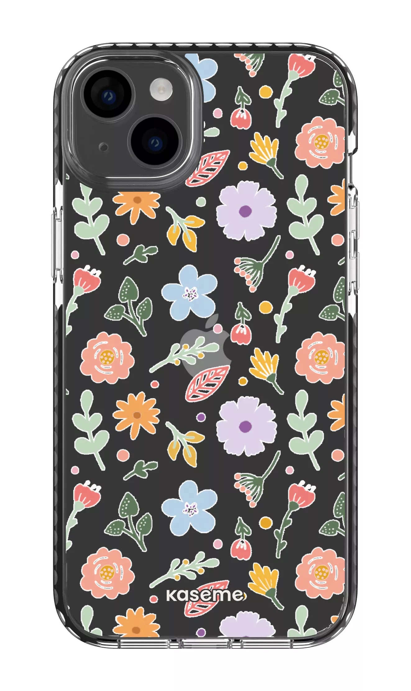 iPhone 14 Plus Clear Case Black Charm Clear Case -