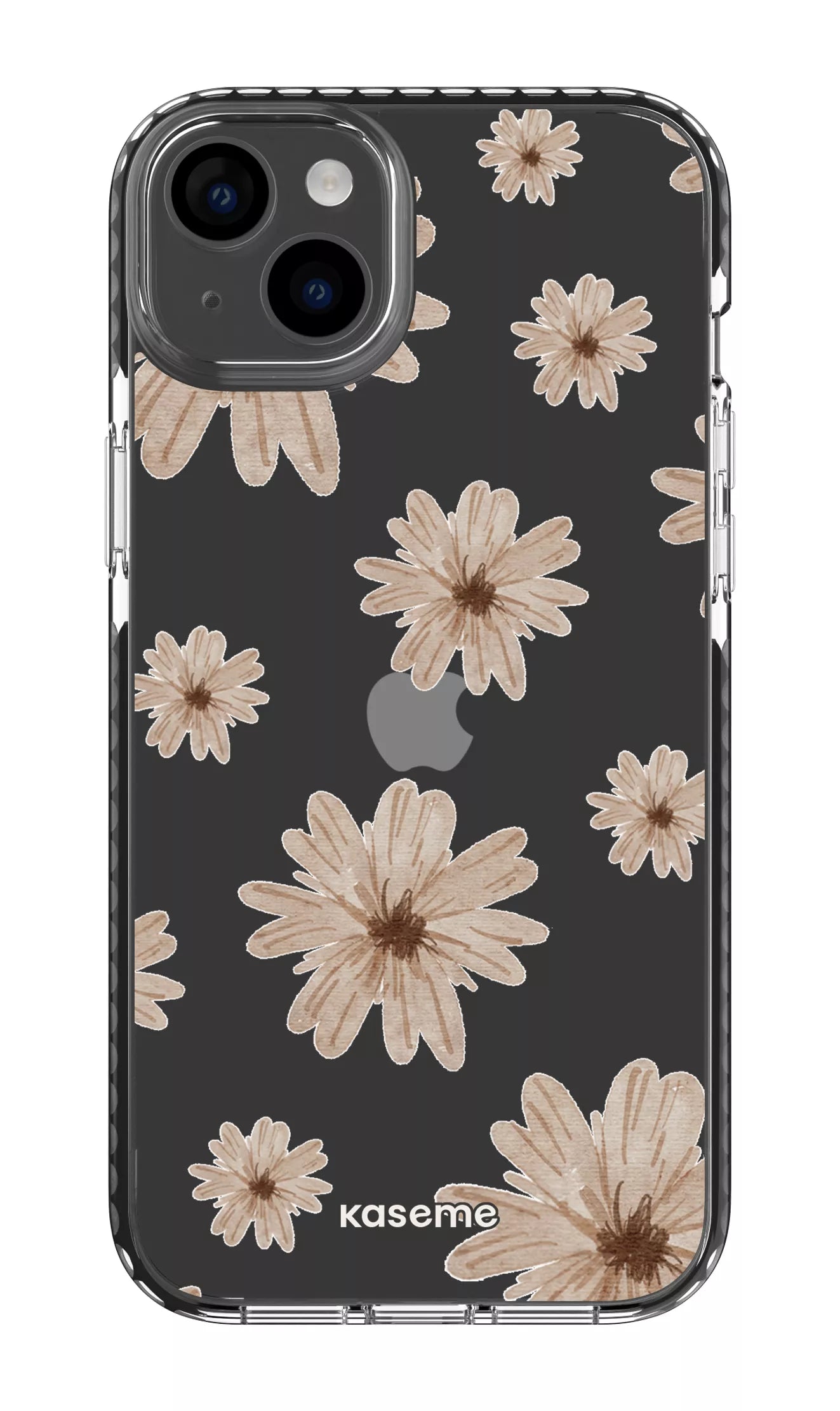 iPhone 14 Plus Clear Case Black Delicate Dreams Clear Case -