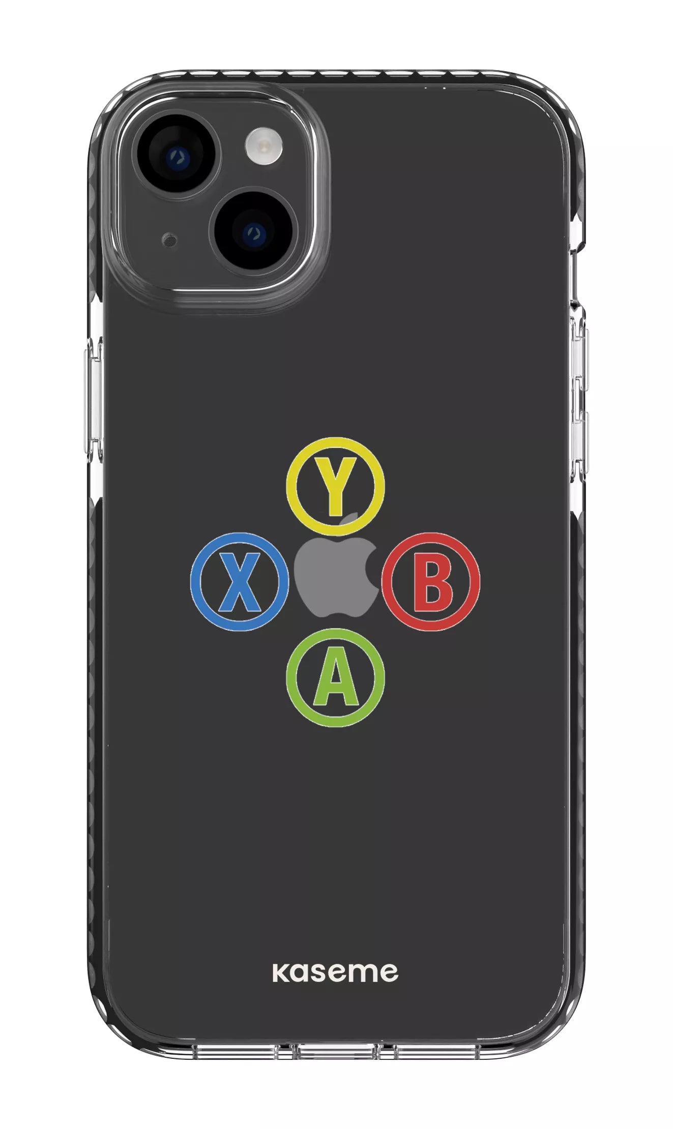 iPhone 14 Plus Clear Case Black Game Clear Case -