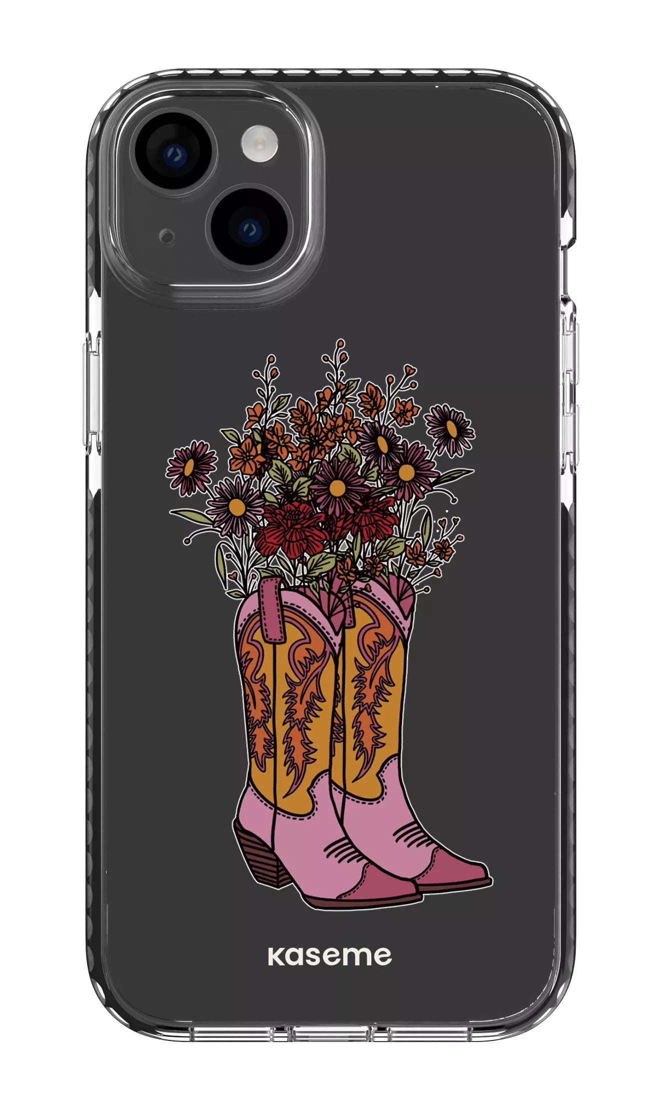 iPhone 14 Plus Clear Case Black Howdy Clear Case -