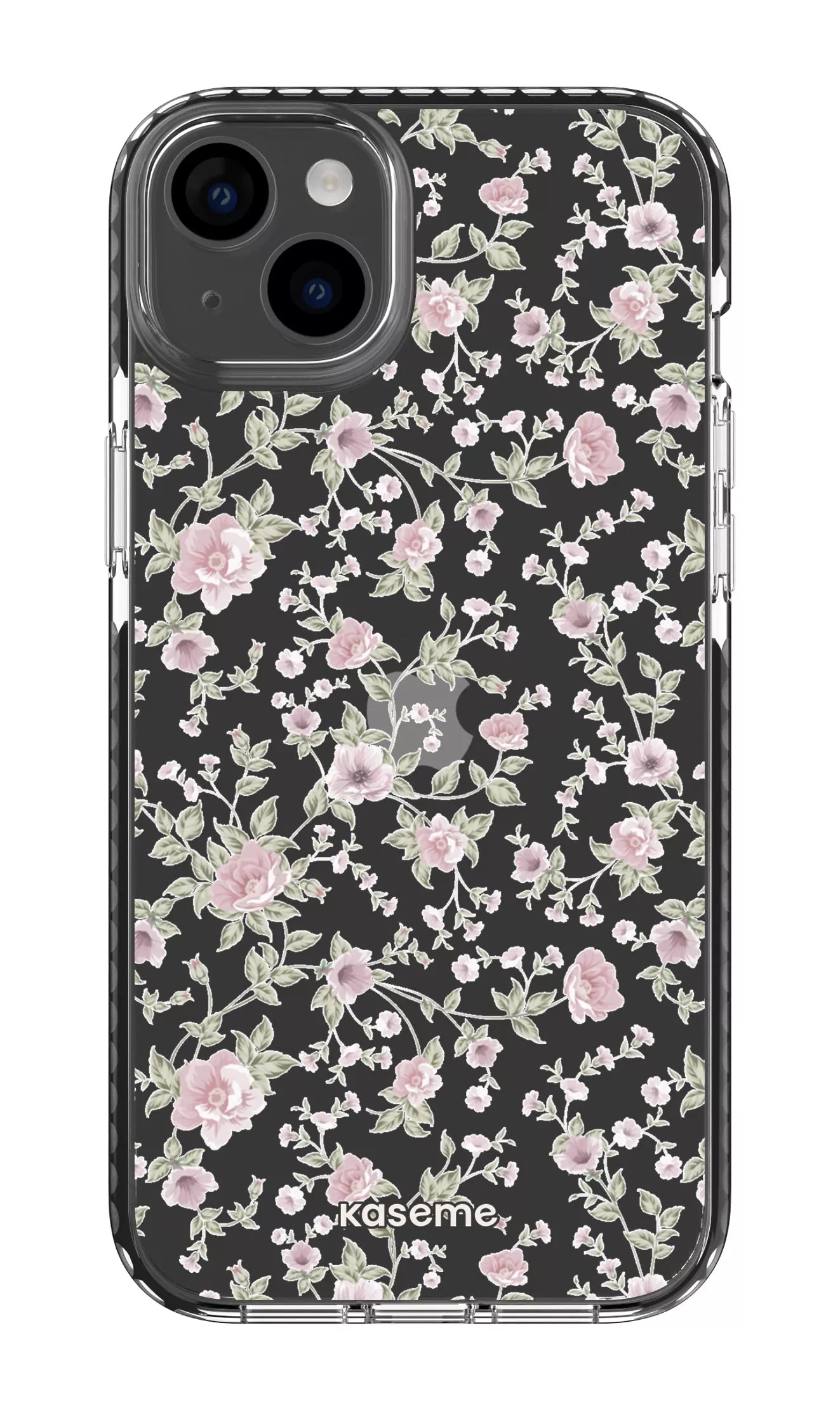 iPhone 14 Plus Clear Case Black La Vie en Rose Clear Case -