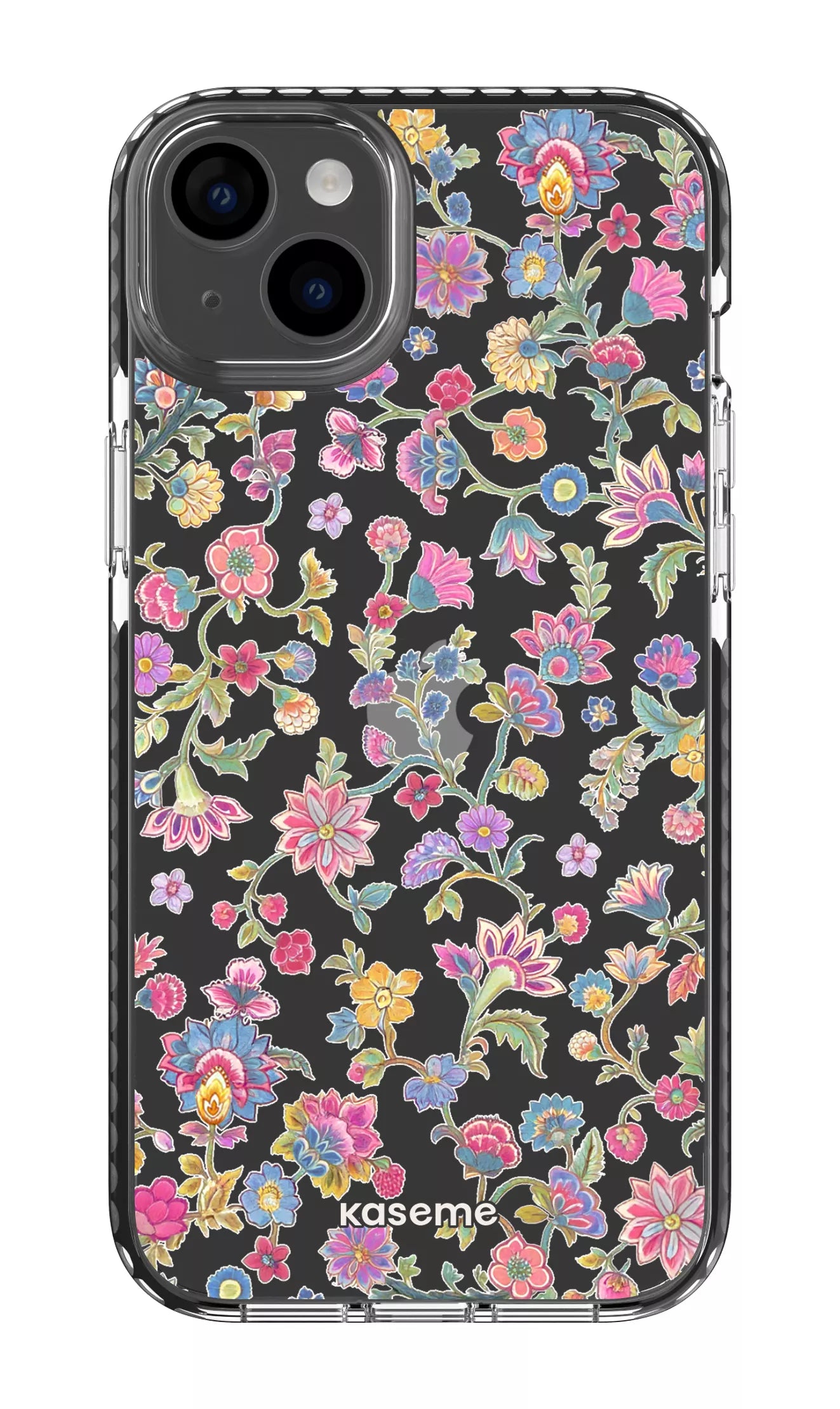 iPhone 14 Plus Clear Case Black Secret Garden Clear Case -