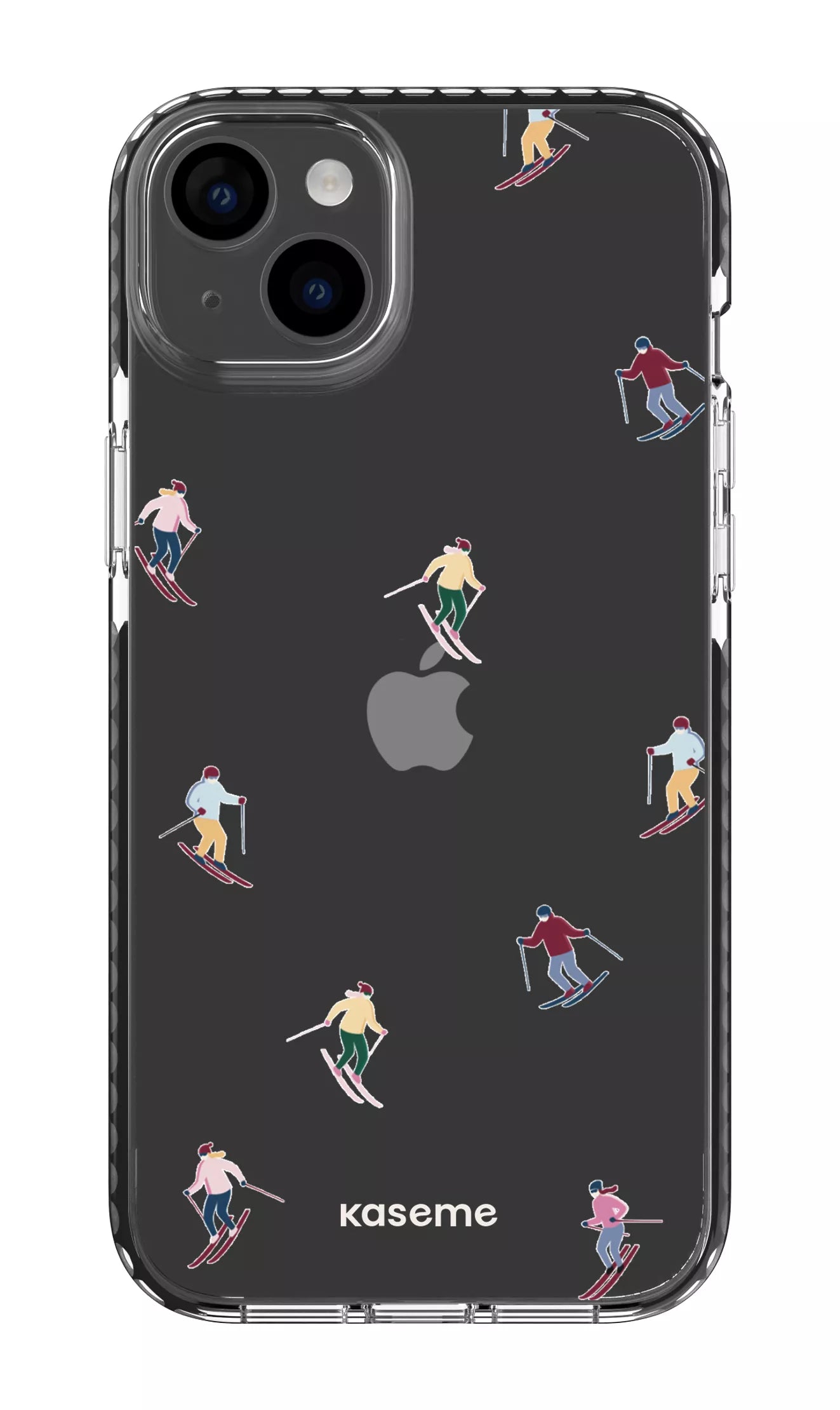 iPhone 14 Plus Clear Case Black Slope Clear Case -