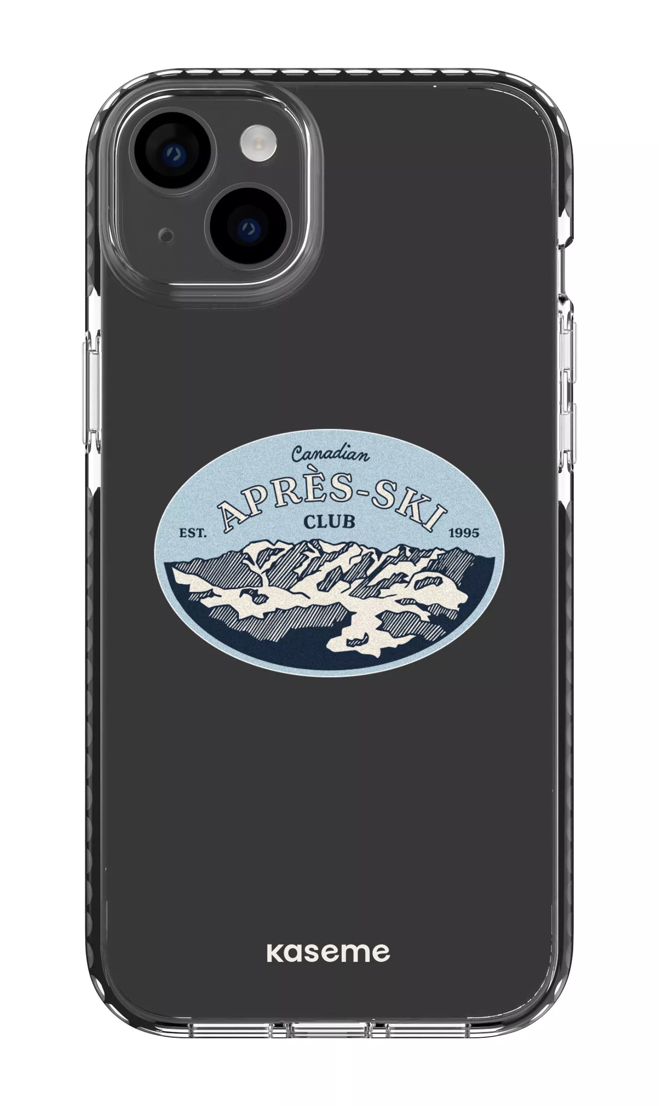 iPhone 14 Plus Clear Case Black Whistler Clear Case -