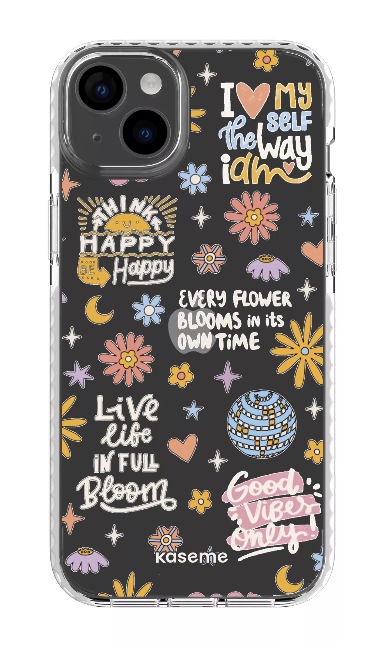 iPhone 14 Plus Clear Case White Candid Clear Case -