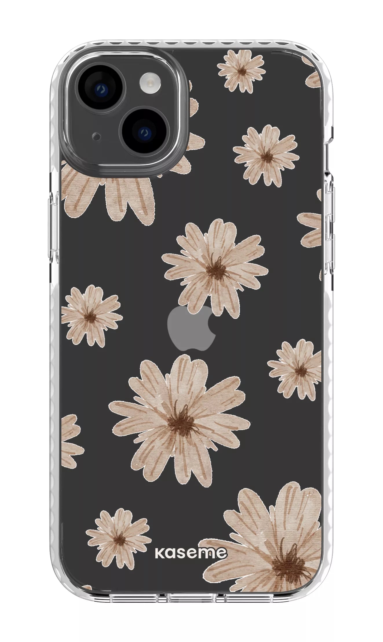 iPhone 14 Plus Clear Case White Delicate Dreams Clear Case -