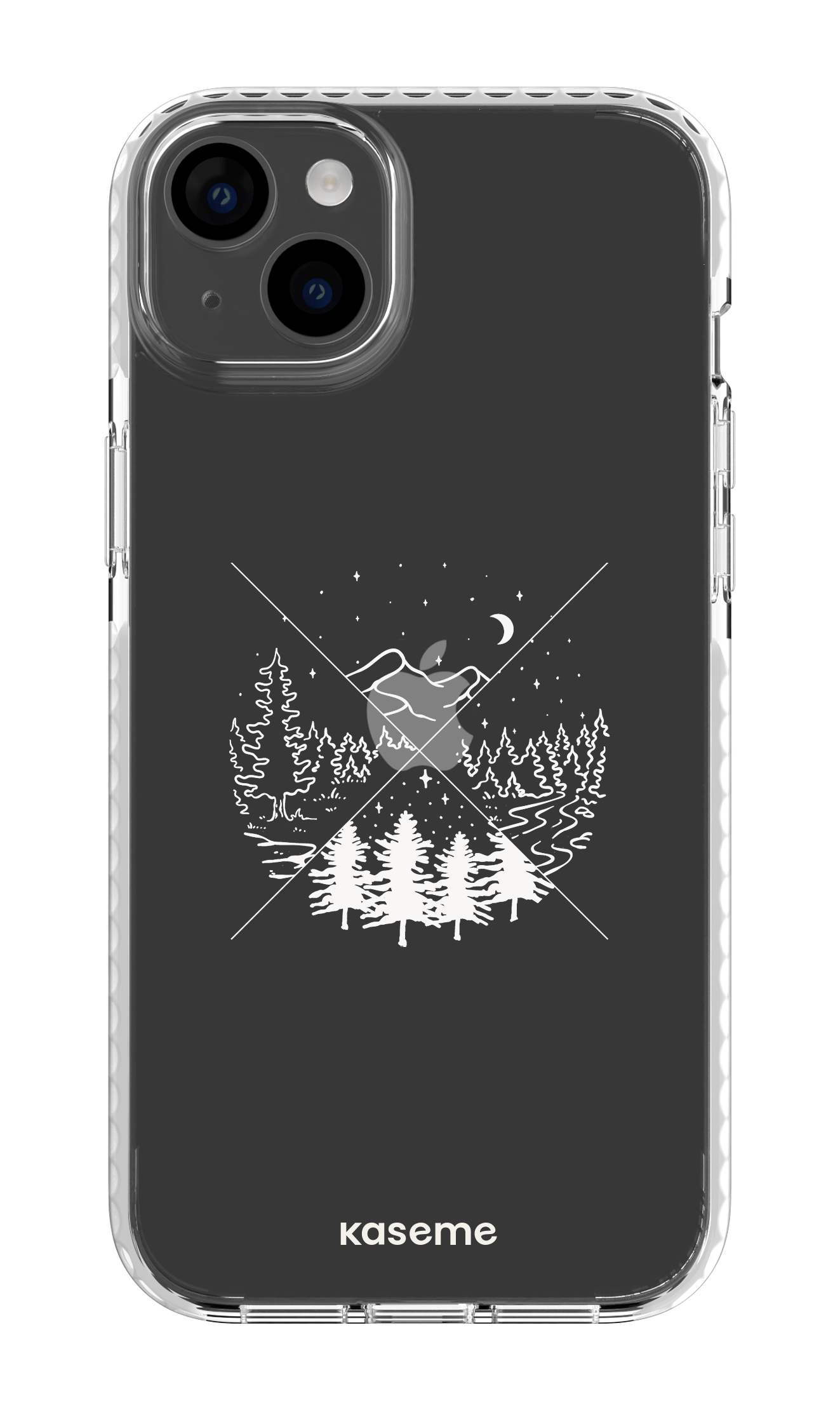 iPhone 14 Plus Clear Case White Hike Clear Case -