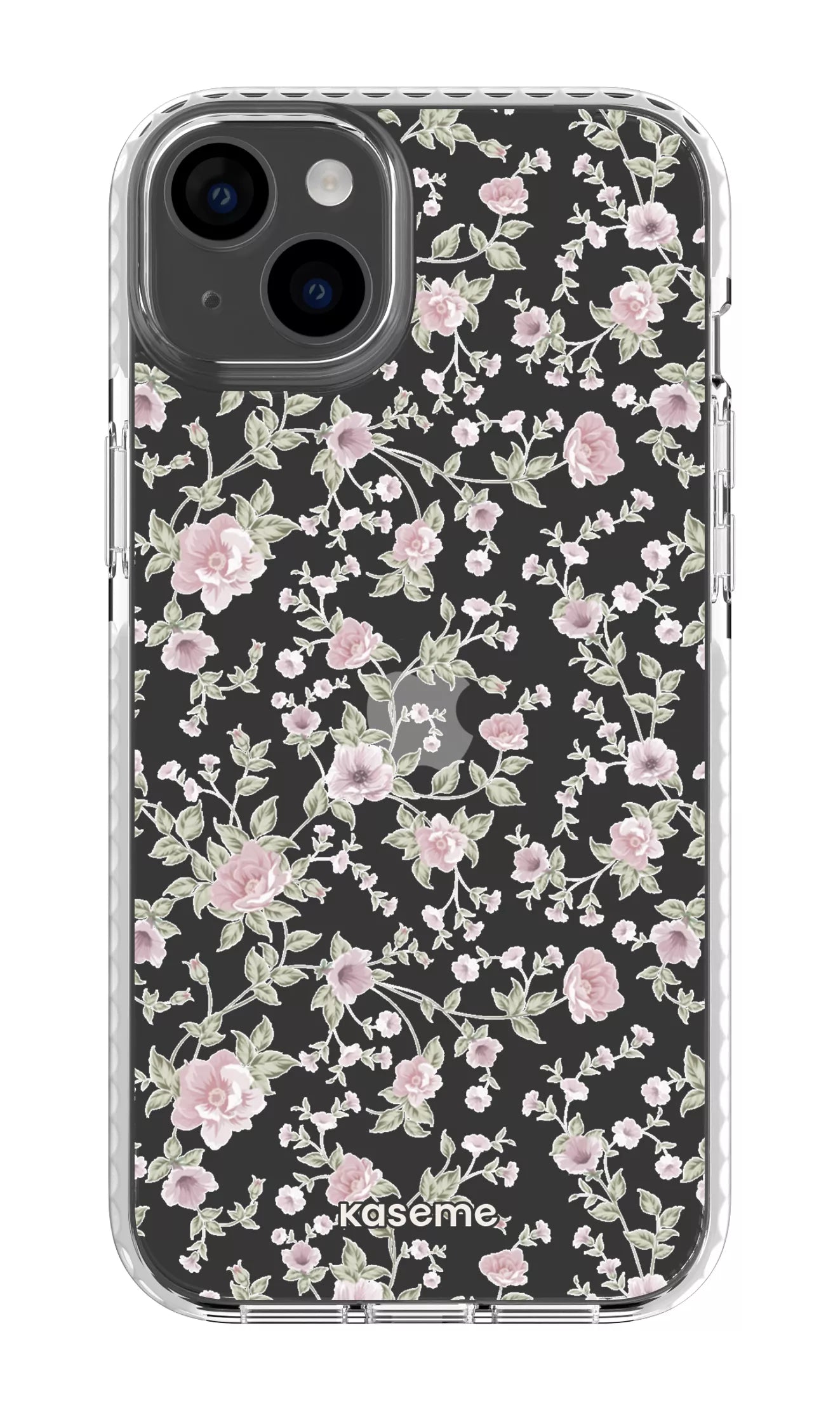 iPhone 14 Plus Clear Case White La Vie en Rose Clear Case -