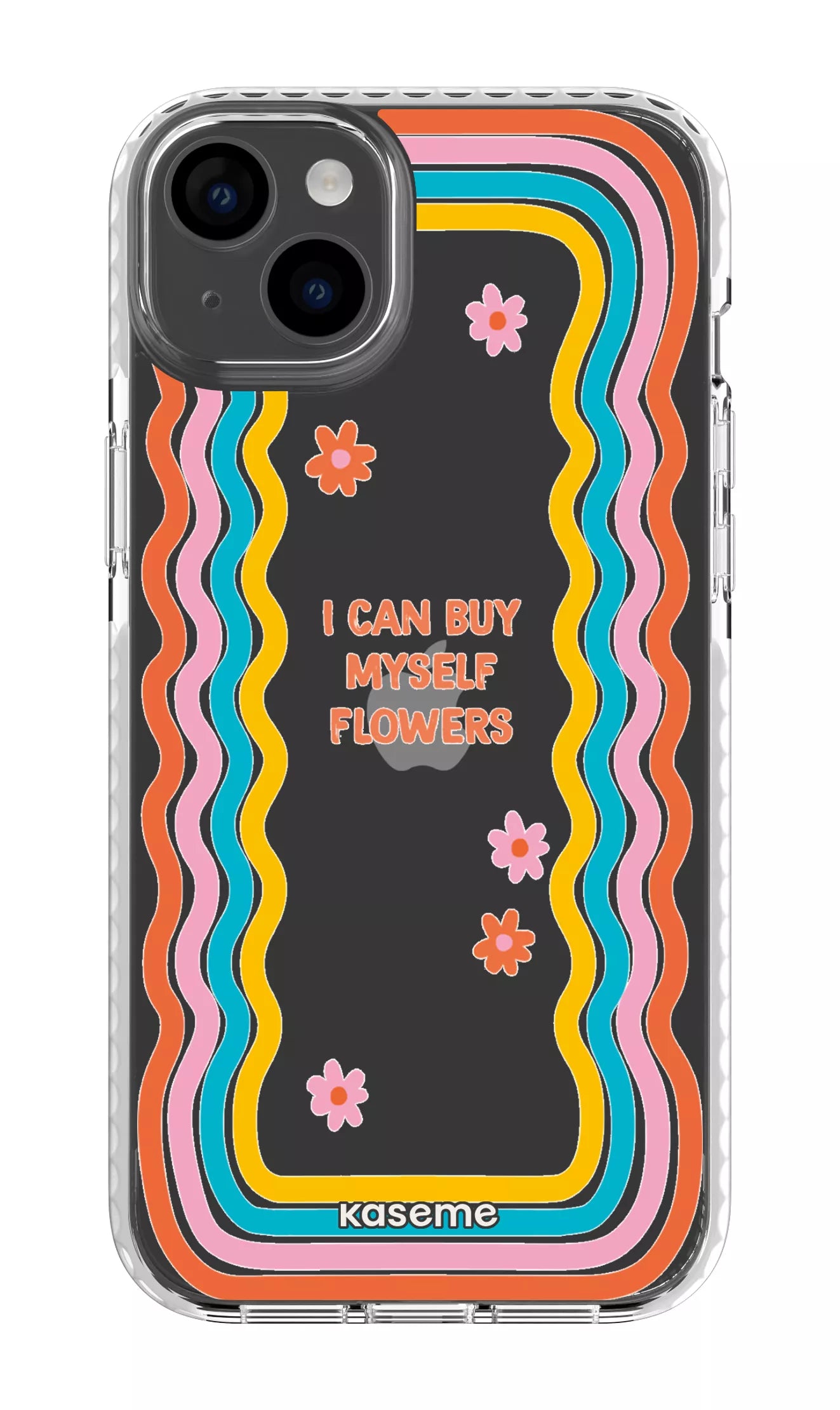 iPhone 14 Plus Clear Case White She Can Clear Case -