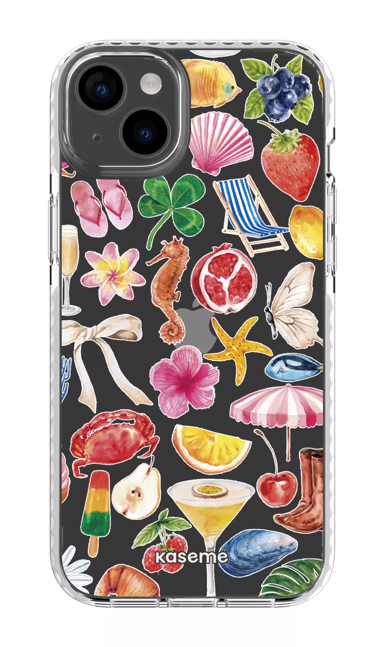 iPhone 14 Plus Clear Case White St-Tropez Clear Case -