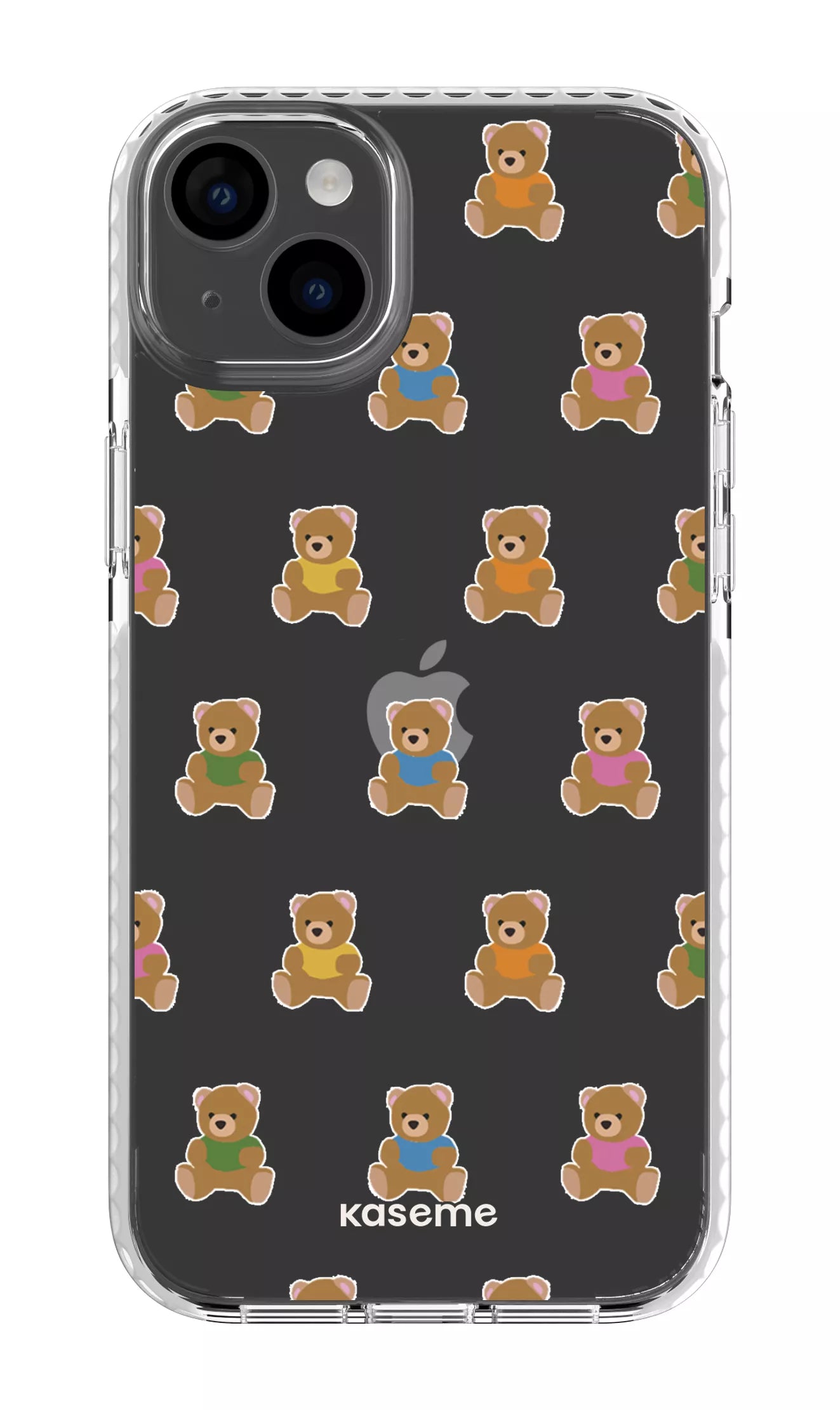 iPhone 14 Plus Clear Case White Teddy Clear Case -