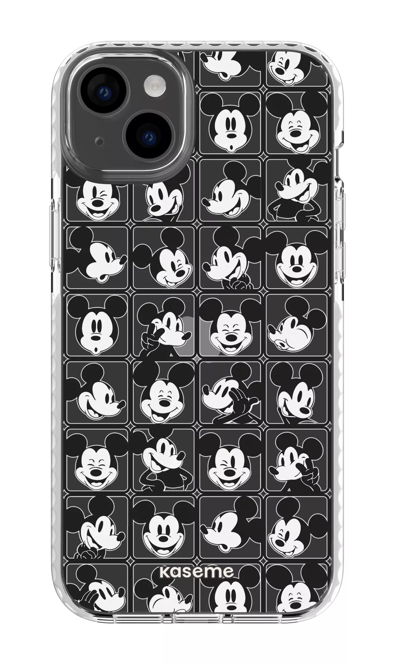 iPhone 14 Plus Clear Case White Whimsy Clear Case -