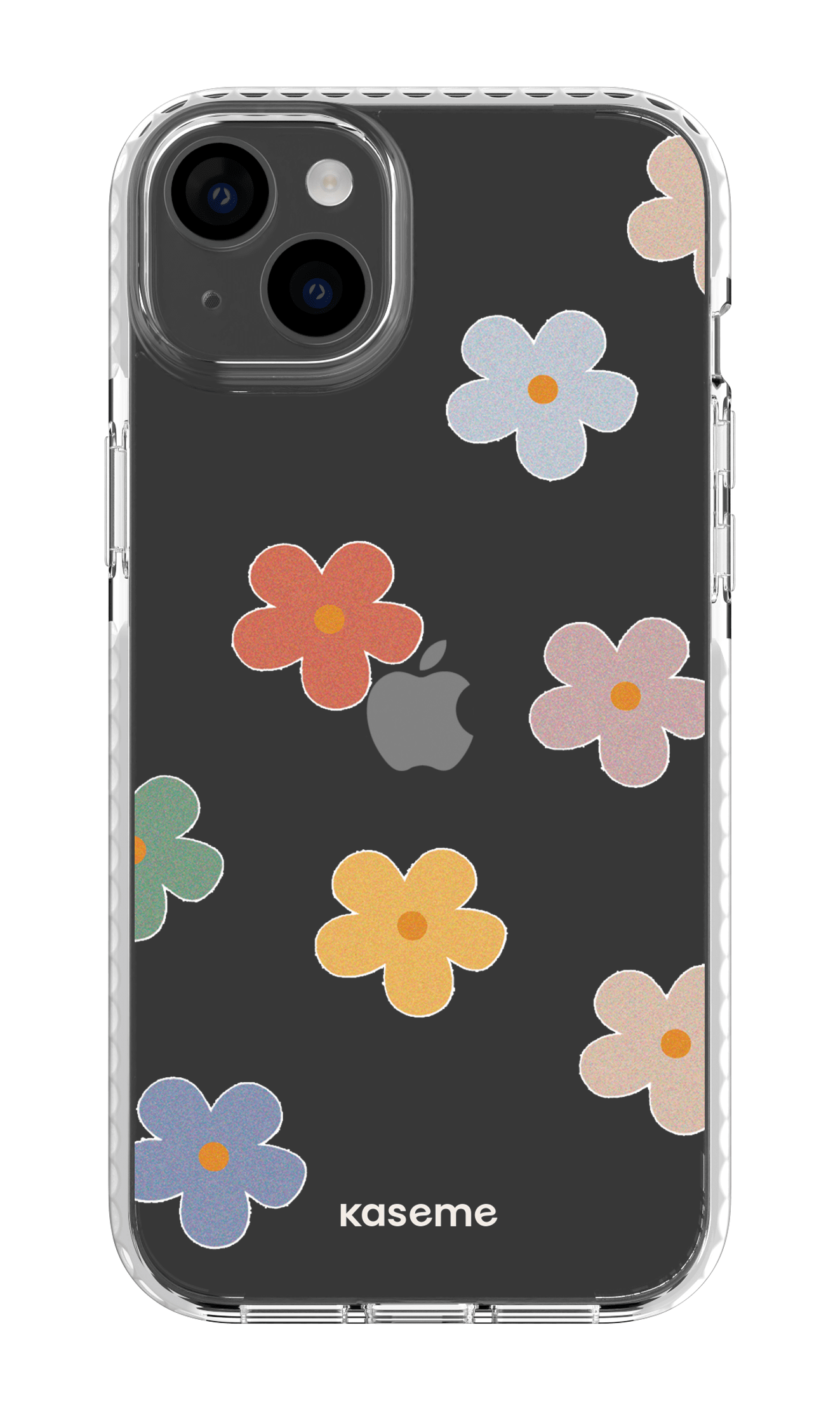 iPhone 14 Plus Clear Case White Woodstock Big Clear Case -