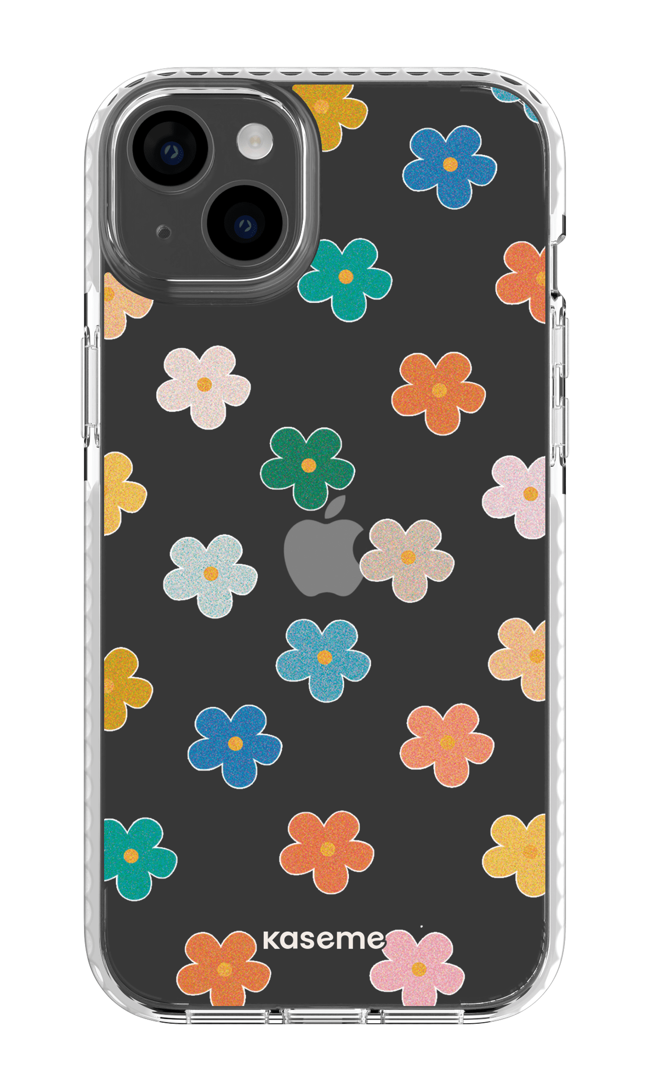 iPhone 14 Plus Clear Case White Woodstock Clear Case -