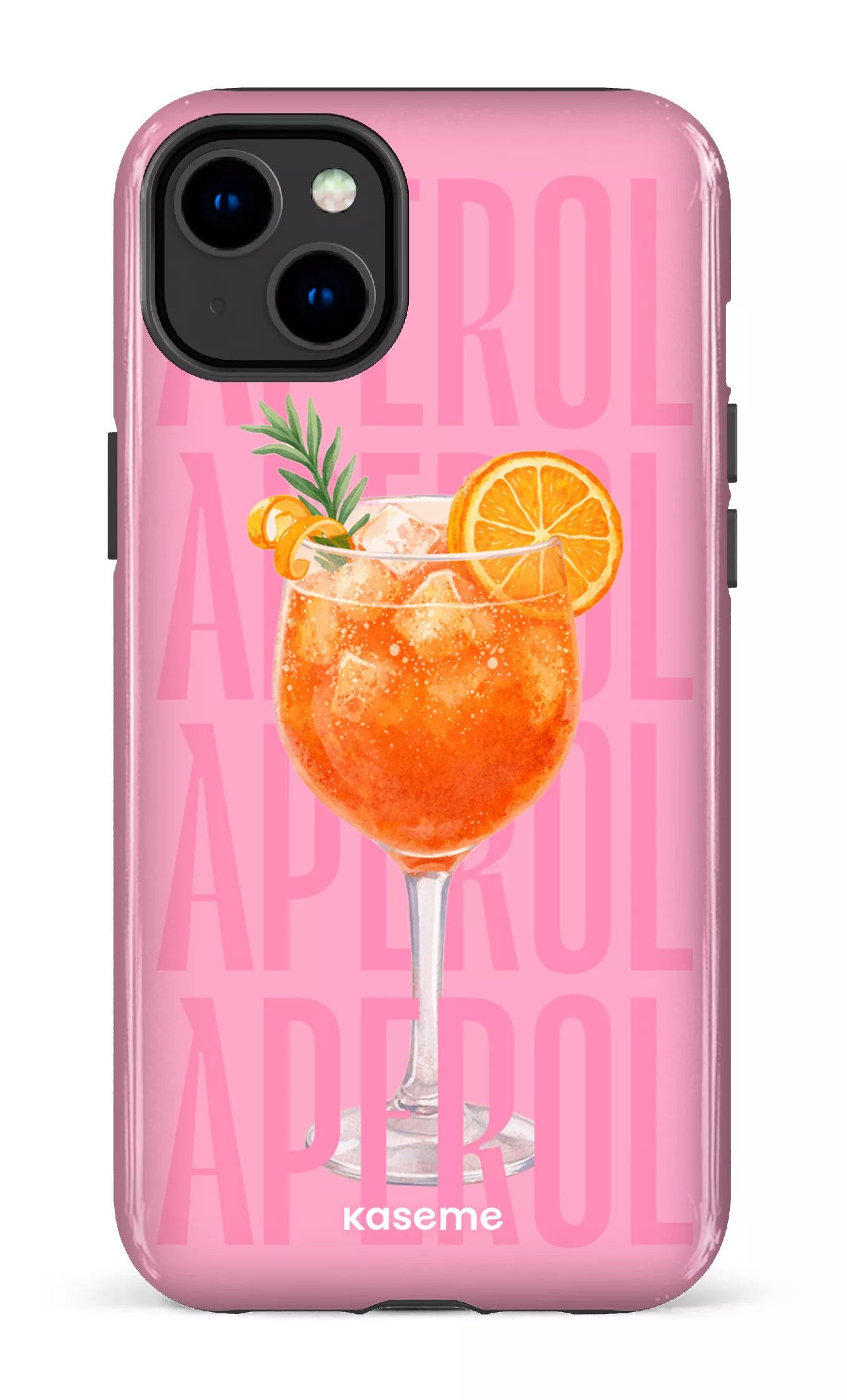 iPhone 14 Plus Tough Gloss Aperol Sunset Pink -