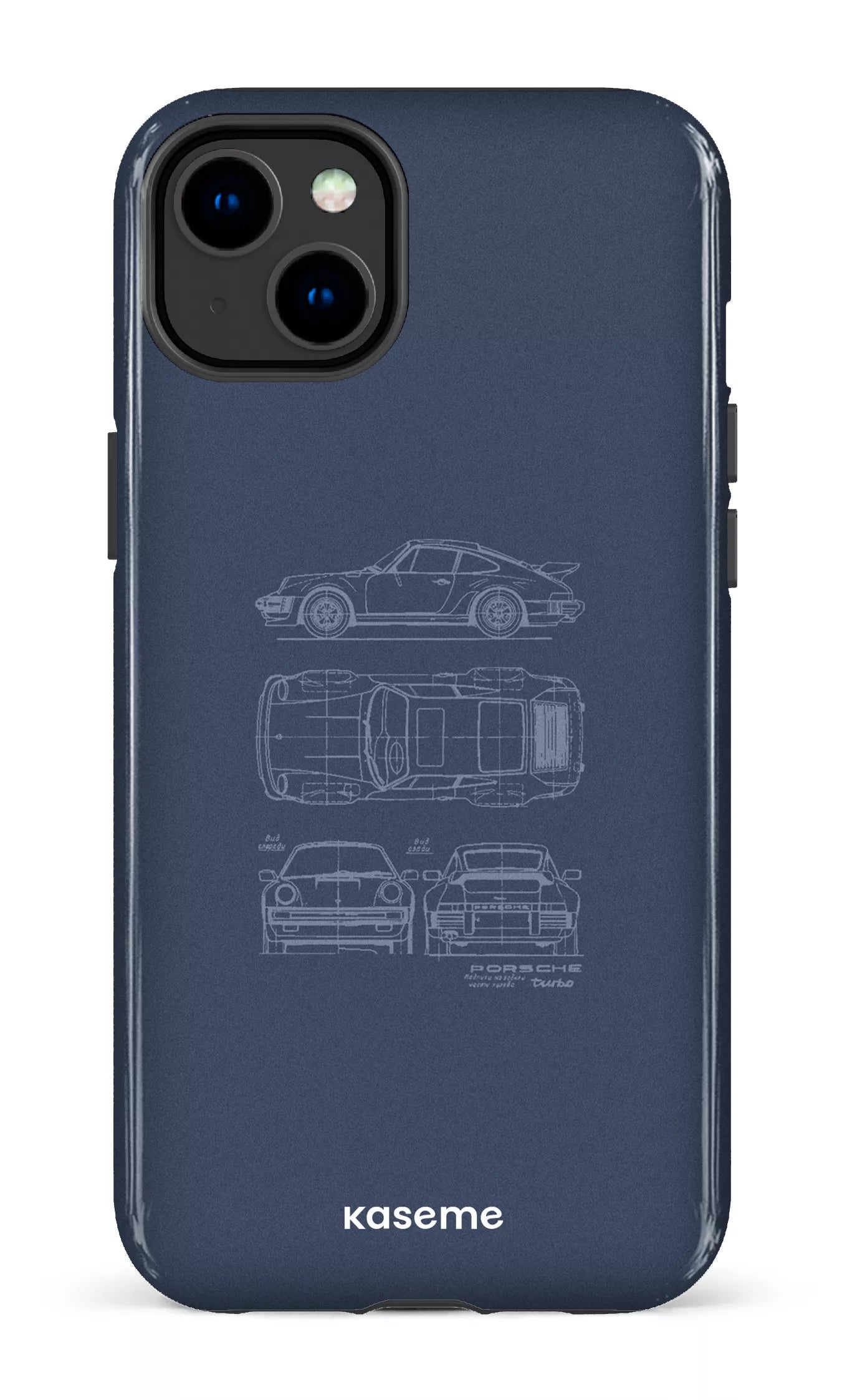 iPhone 14 Plus Tough Gloss Beat The Traffic Blue -