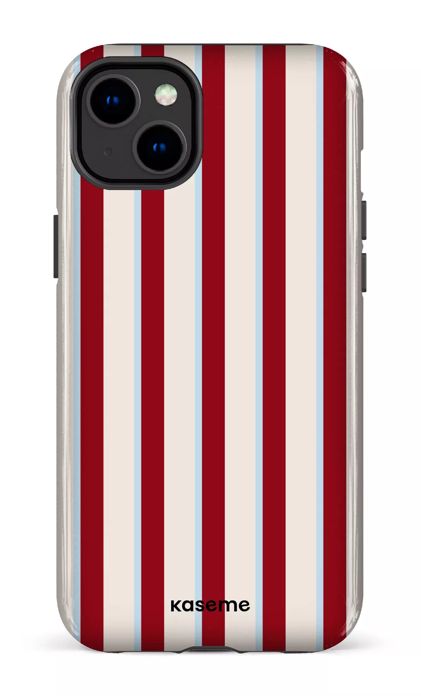 iPhone 14 Plus Tough Gloss Berry Lane Red & Blue -