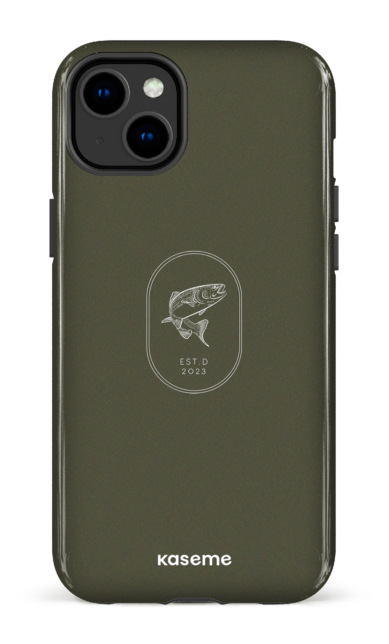 iPhone 14 Plus Tough Gloss Fishing Green -