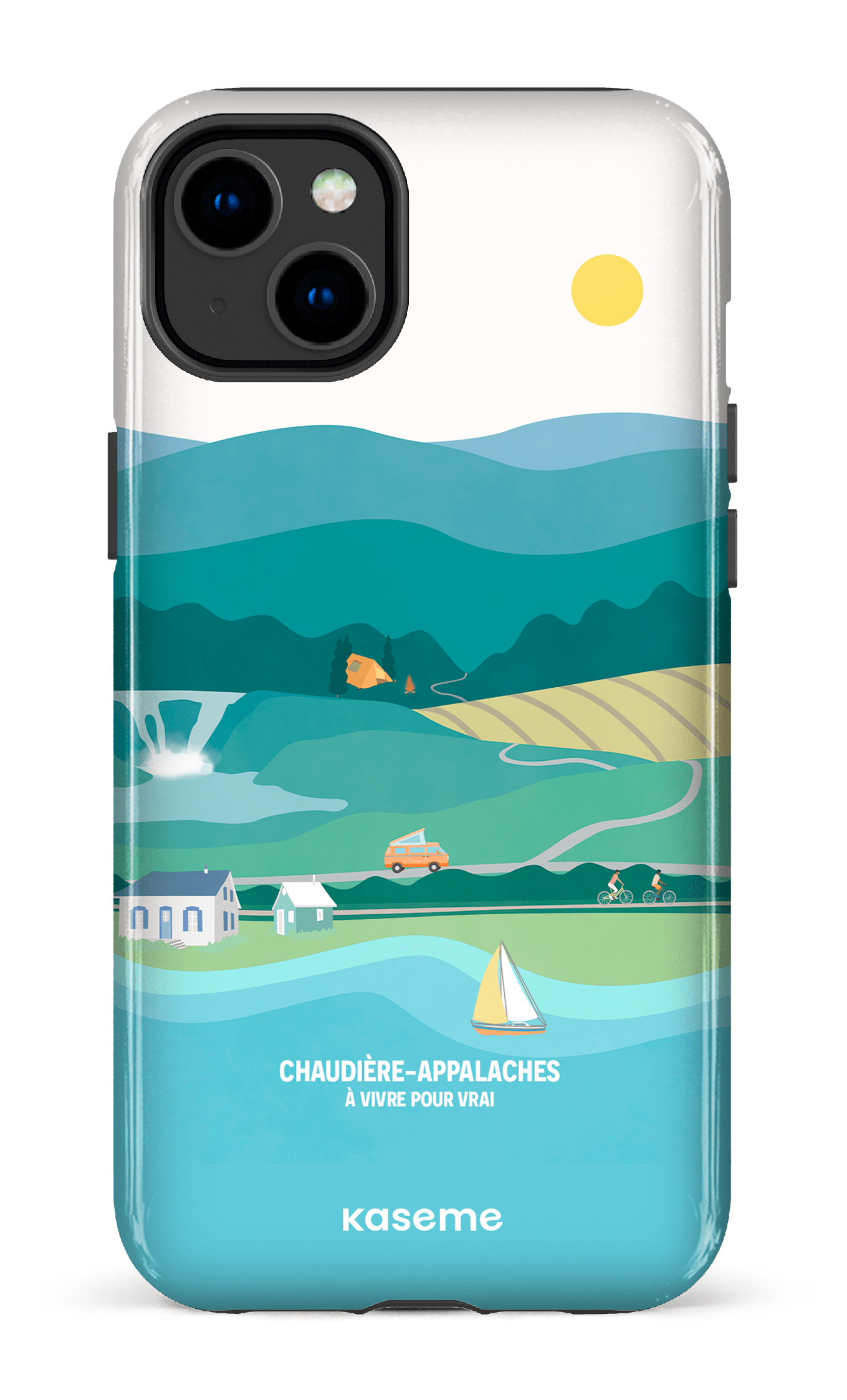 iPhone 14 Plus Tough Gloss Paysage par TCA -