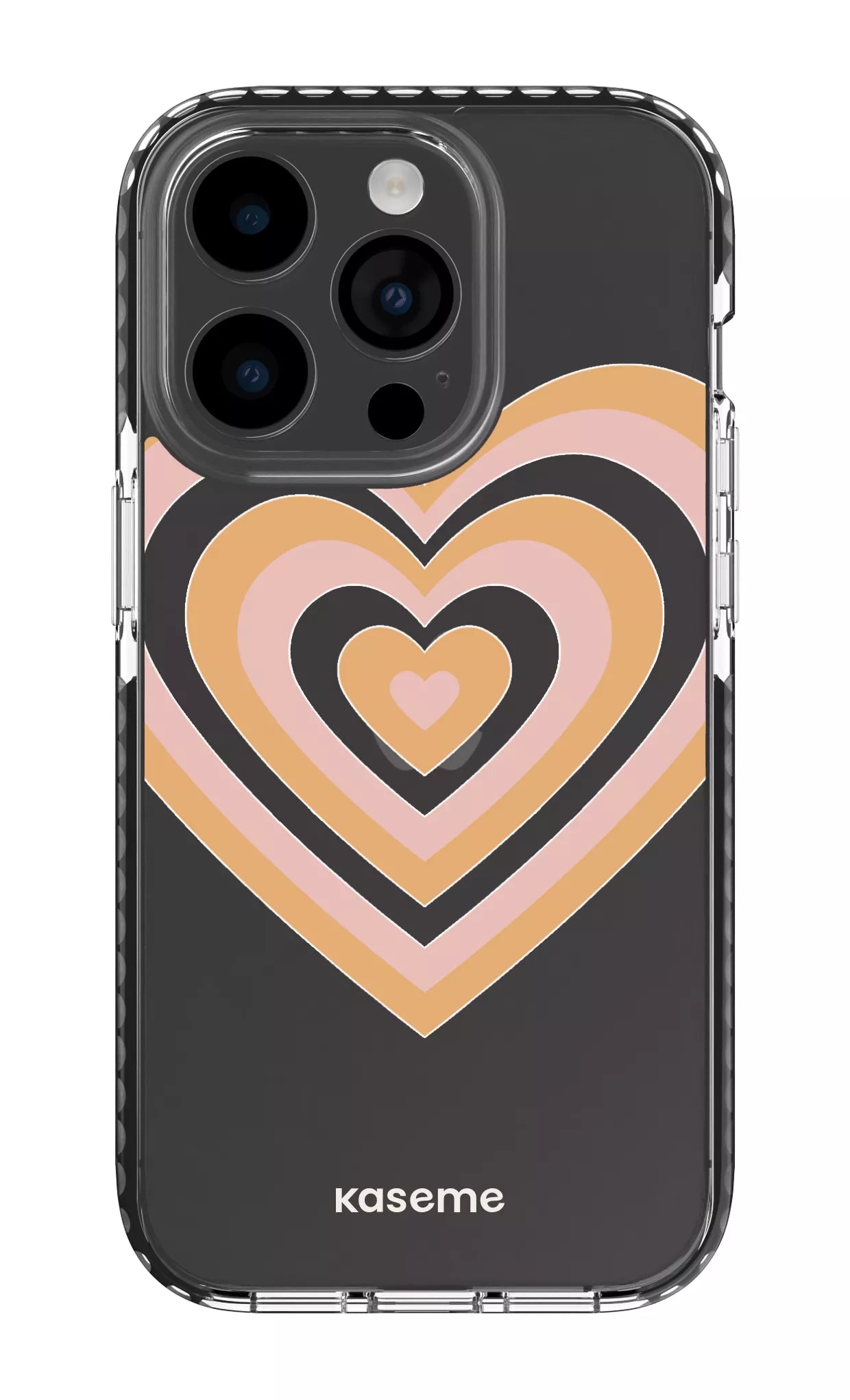 iPhone 14 Pro Clear Case - Black Amor Clear Case -