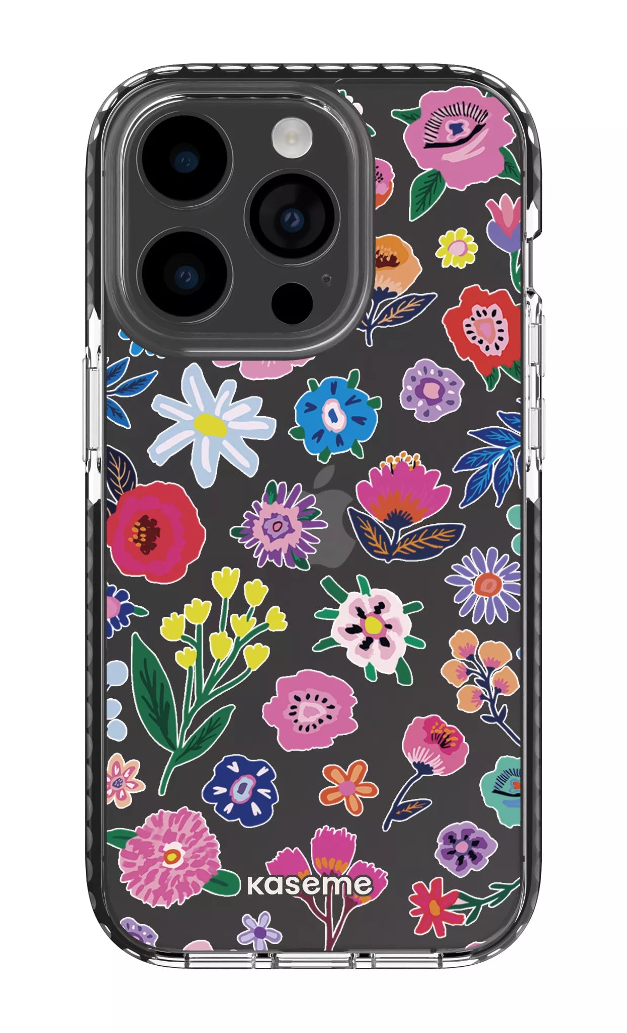 iPhone 14 Pro Clear Case - Black Aura Clear Case -