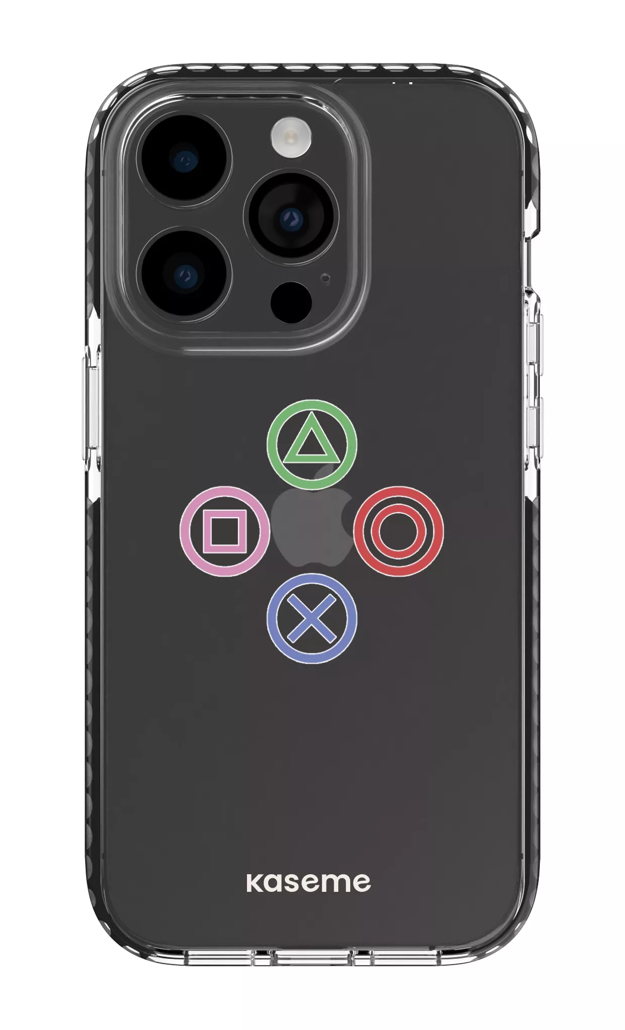 iPhone 14 Pro Clear Case - Black Console Clear Case -