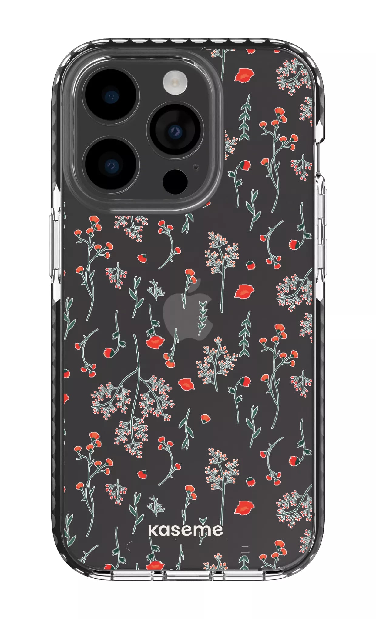 iPhone 14 Pro Clear Case - Black Evelyn Clear Case -