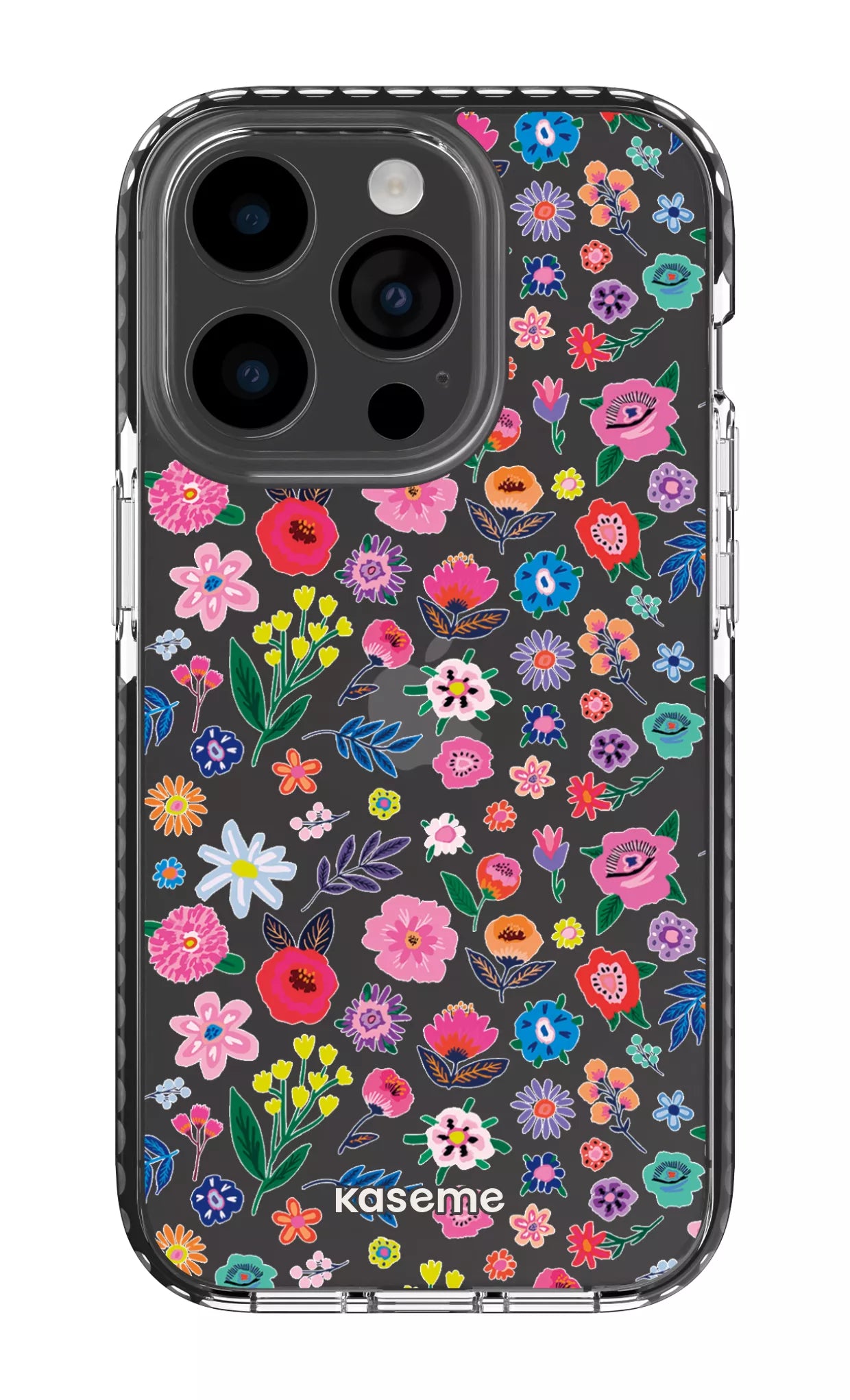 iPhone 14 Pro Clear Case - Black Hallucinate Clear Case -