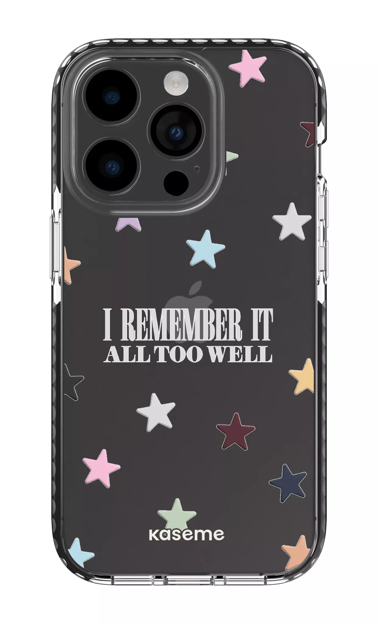 iPhone 14 Pro Clear Case - Black It Was Rare Clear Case -