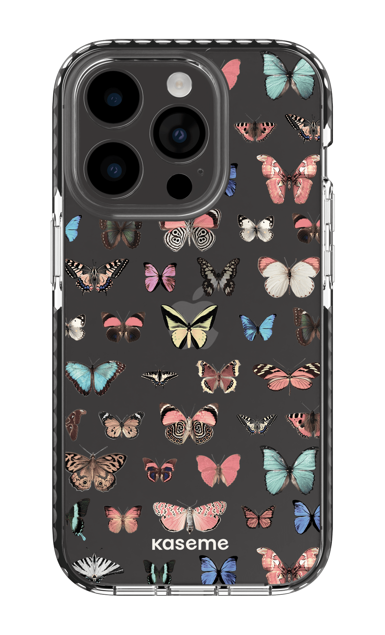 iPhone 14 Pro Clear Case - Black Paloma Clear Case -