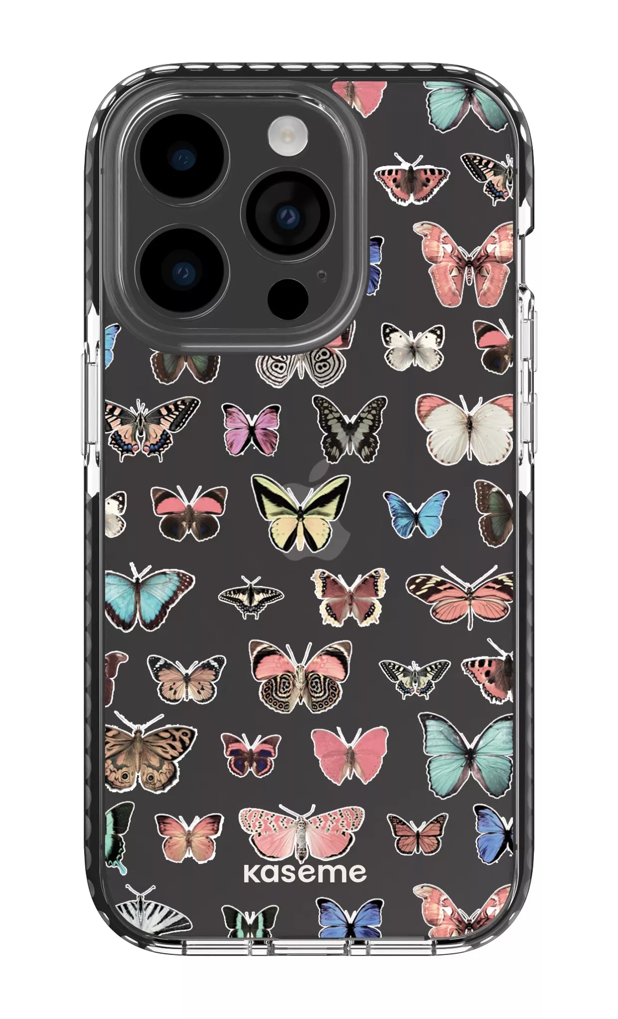 iPhone 14 Pro Clear Case - Black Paloma Clear Case -