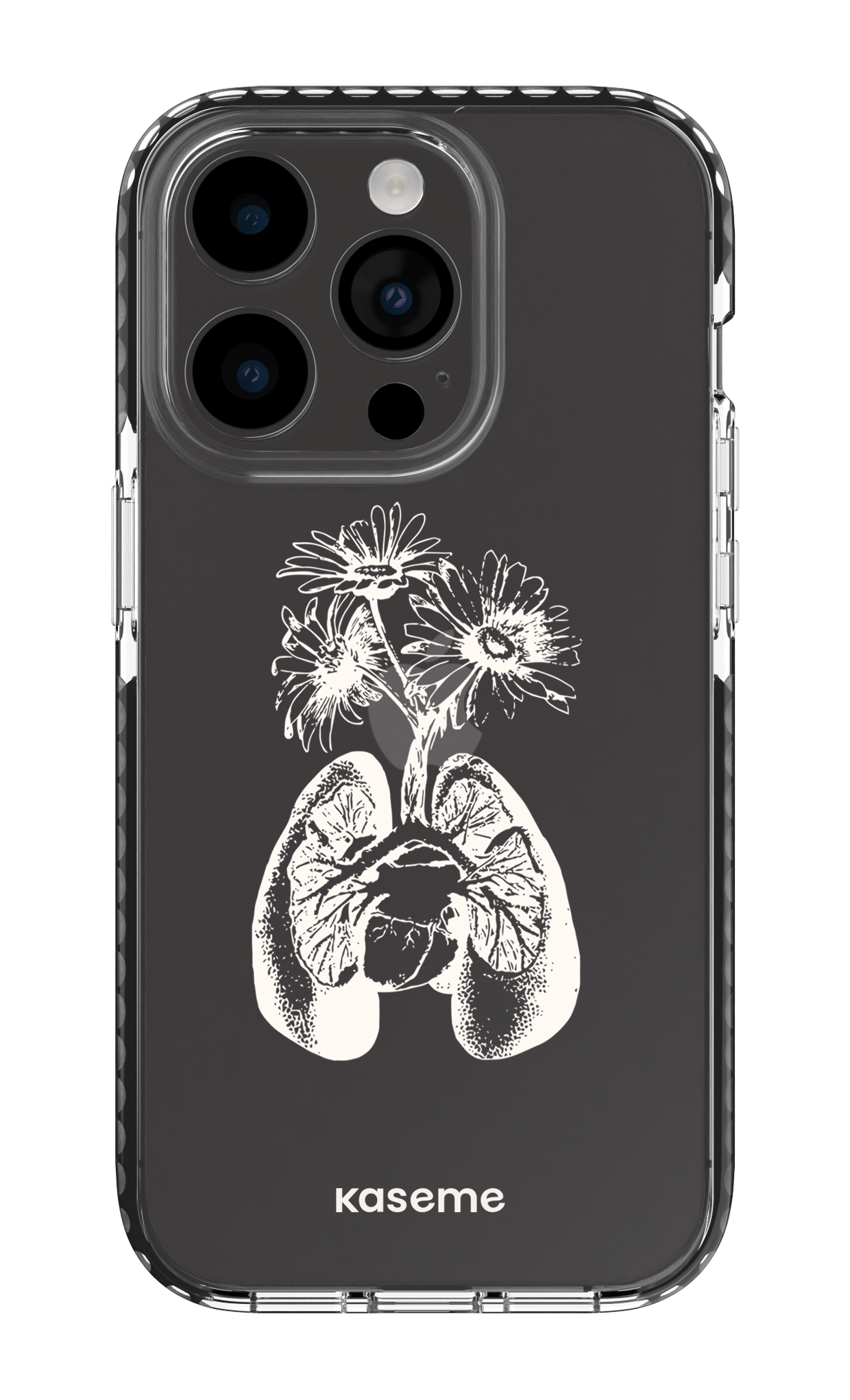 iPhone 14 Pro Clear Case - Black Revival Clear Case -