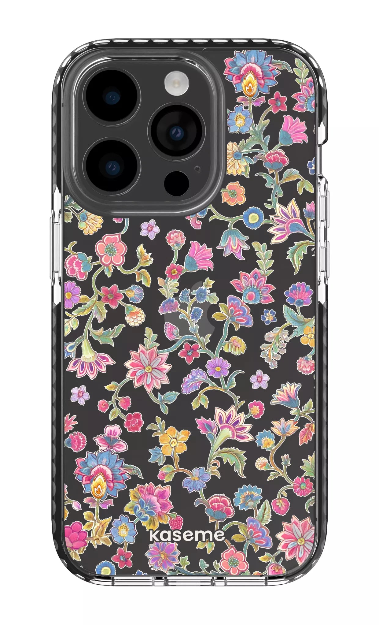 iPhone 14 Pro Clear Case - Black Secret Garden Clear Case -
